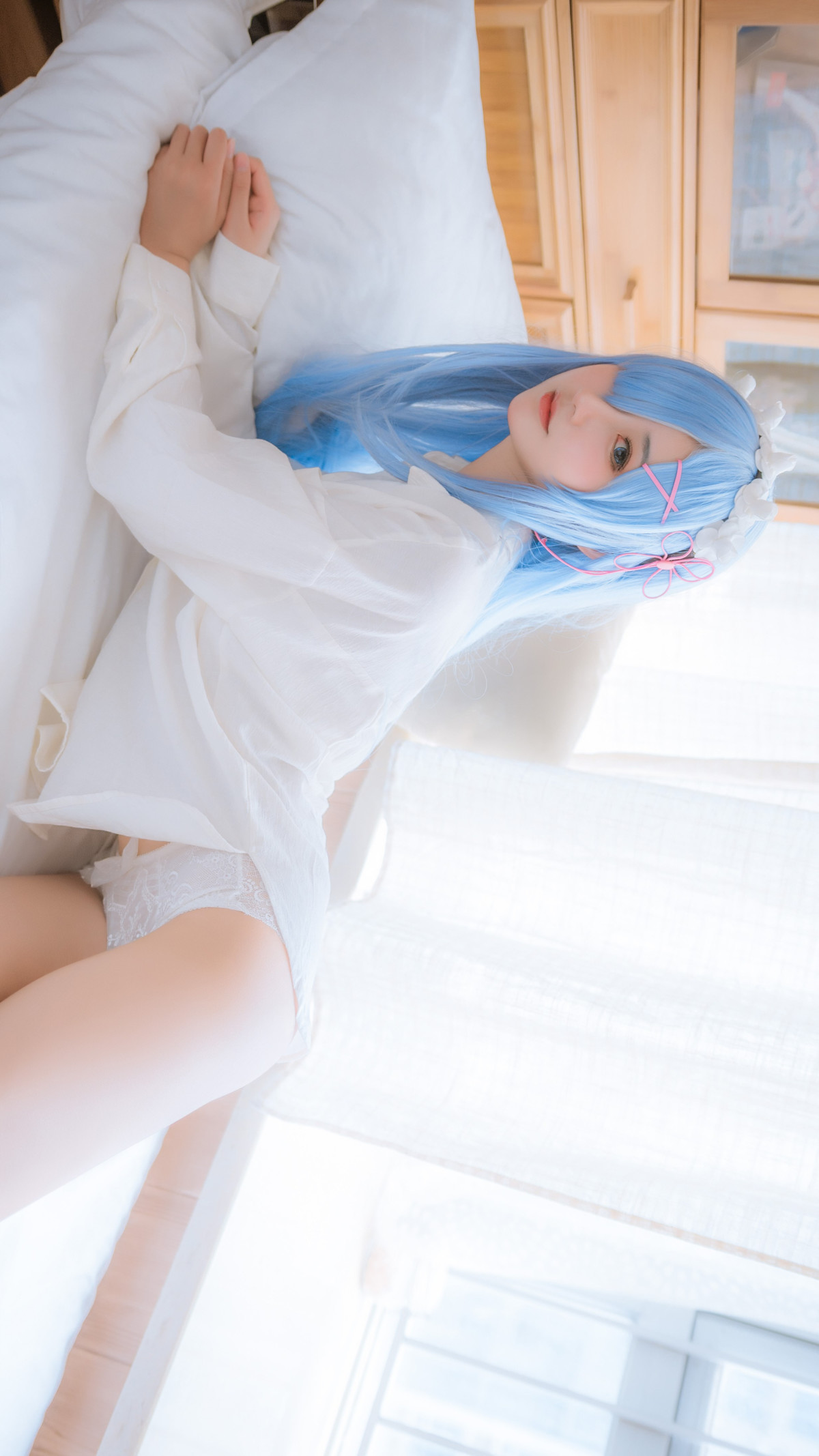 Cosplay-羽生三未图集-蕾姆-10-26