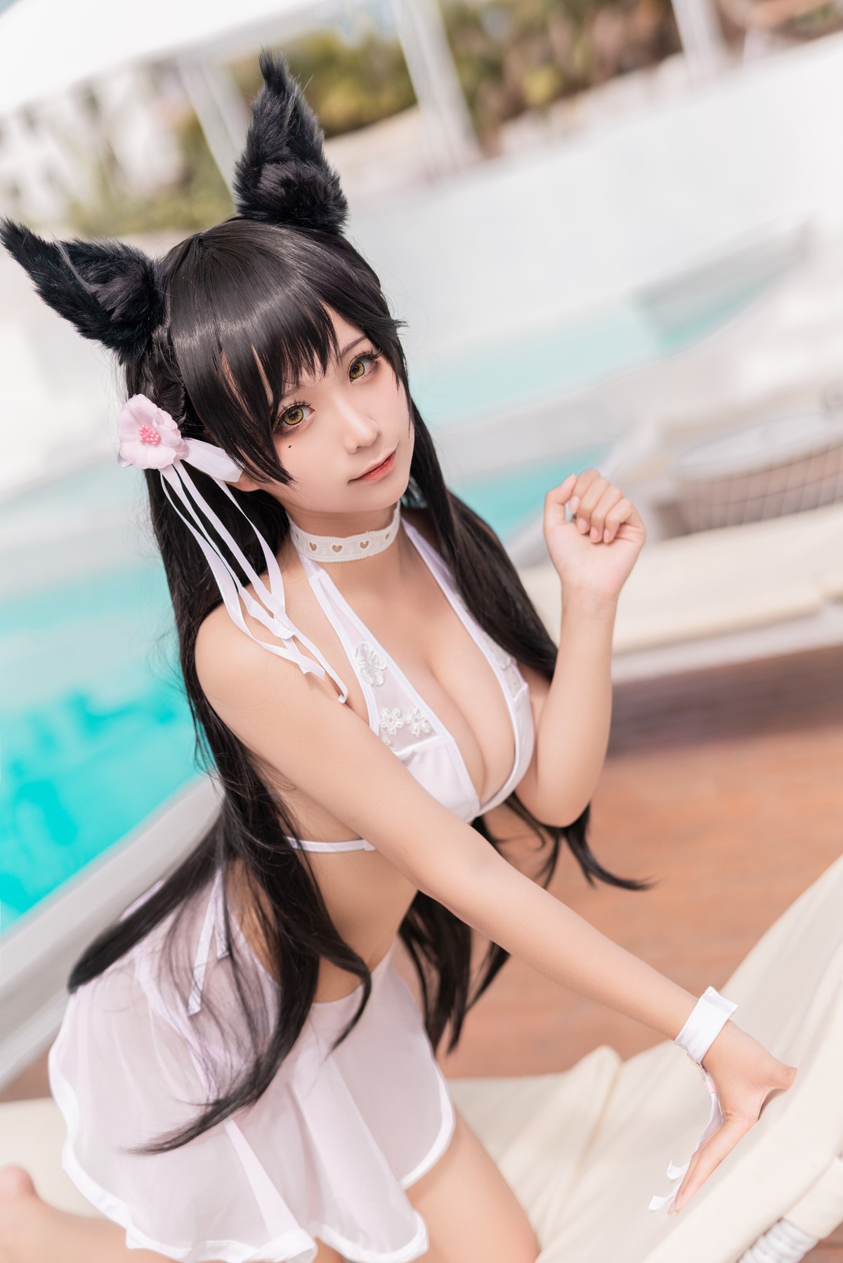 Cosplay-蠢沫沫Chunmomo-爱宕-犬-泳装-08-25