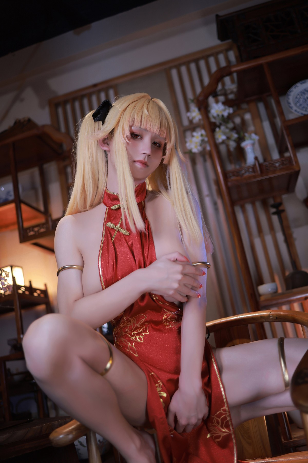 Cosplay-桜满三时-萌姬联合-旗袍-09-28
