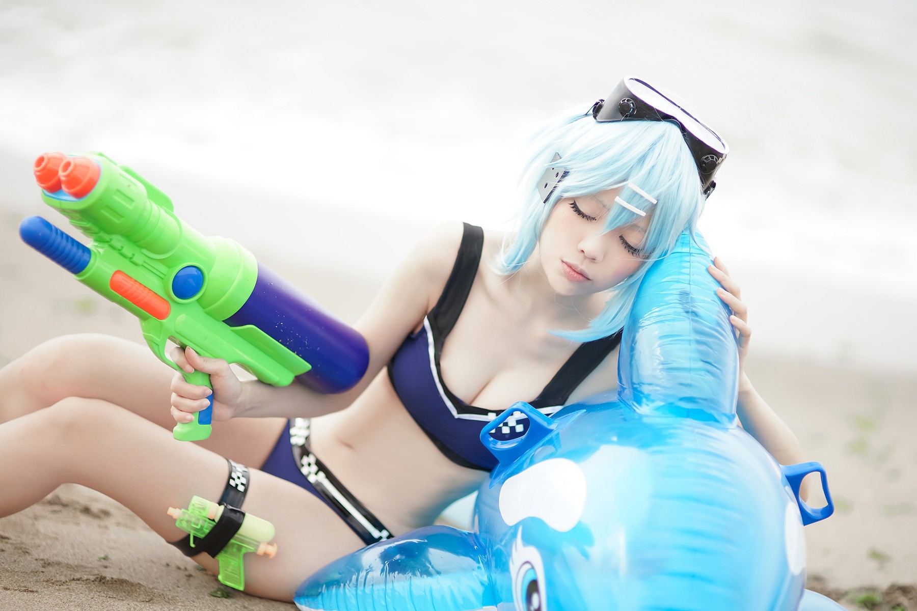 Cosplay-ElyEE子-诗乃海边-12-23