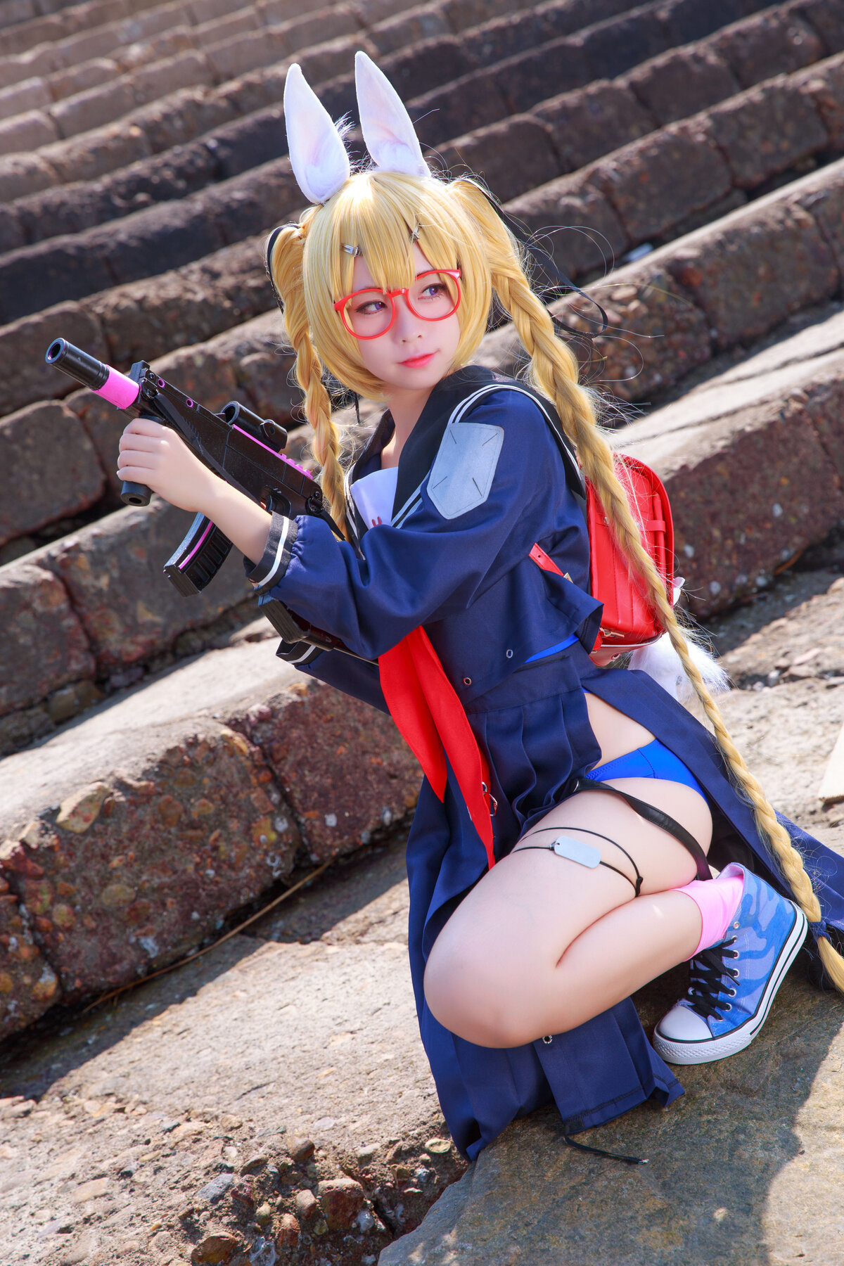 G44不會受傷-旋风校服-SR-3MP-Girls-Frontline-01-02