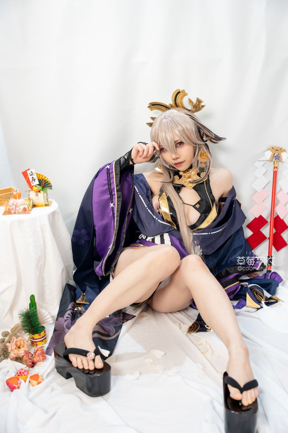 草莓羽衣T3黒ギャル八重神子墨桜色の夜笙雅芸-03-01-2