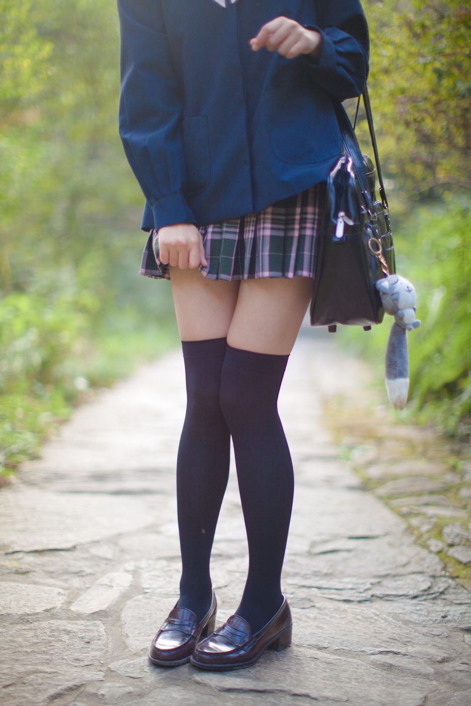 少女秩序写真-EXvol002-白丝格子裙80P-8426M-01-07