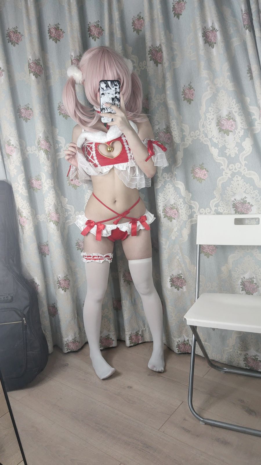 神沢永莉---平安夜红色分体式-04-03-2