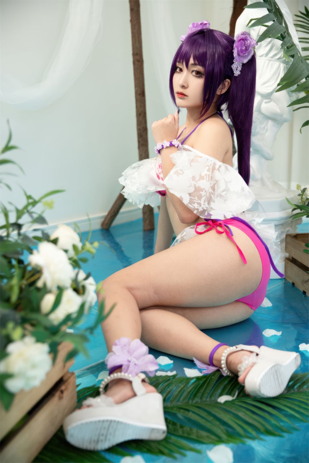 洛璃LoLiSAMA---斯卡蒂泳装-05-18