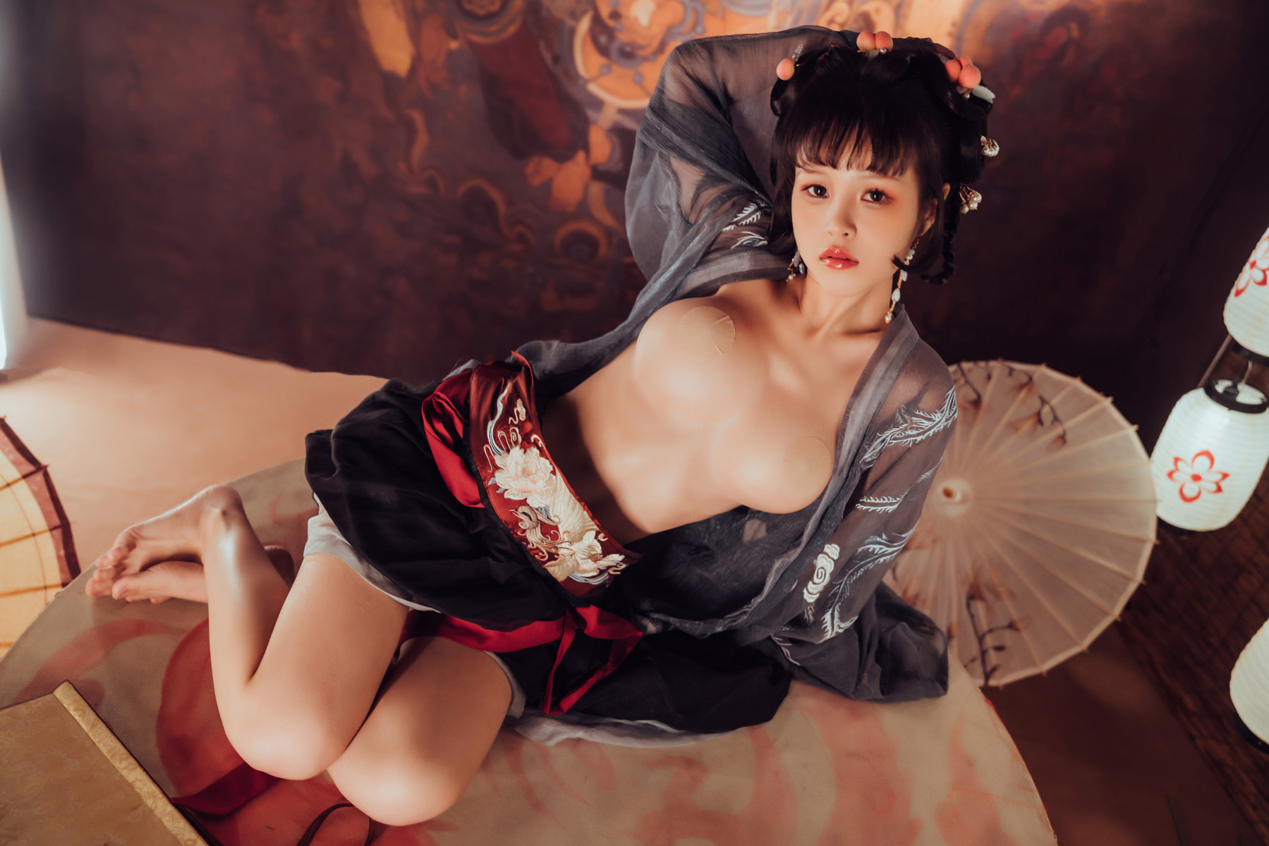 Cosplay-晕崽Zz-小琵琶精-Set01-03-05