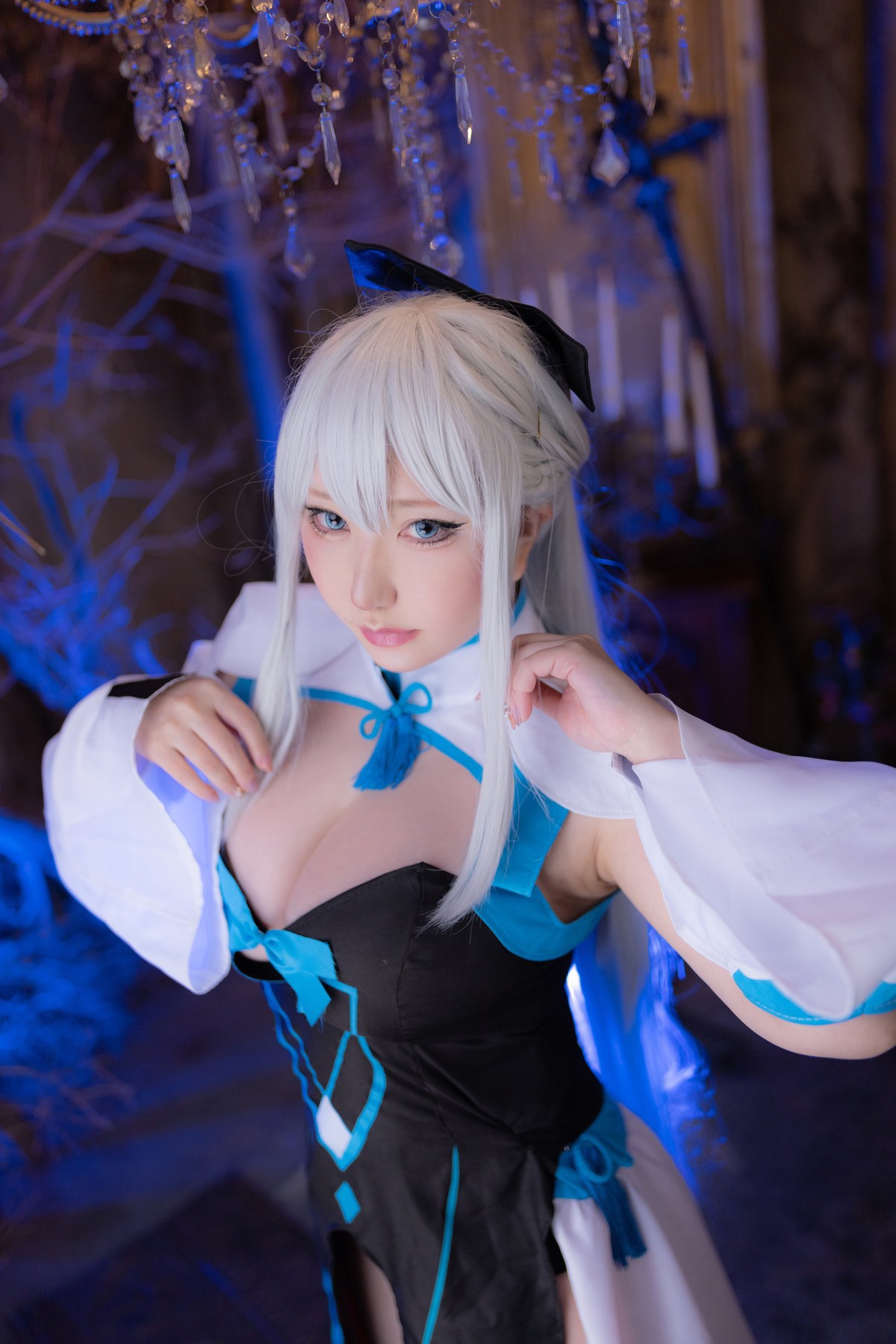 Cosplay-SAKUサク-Morgan-le-Fay-Set03-03-08