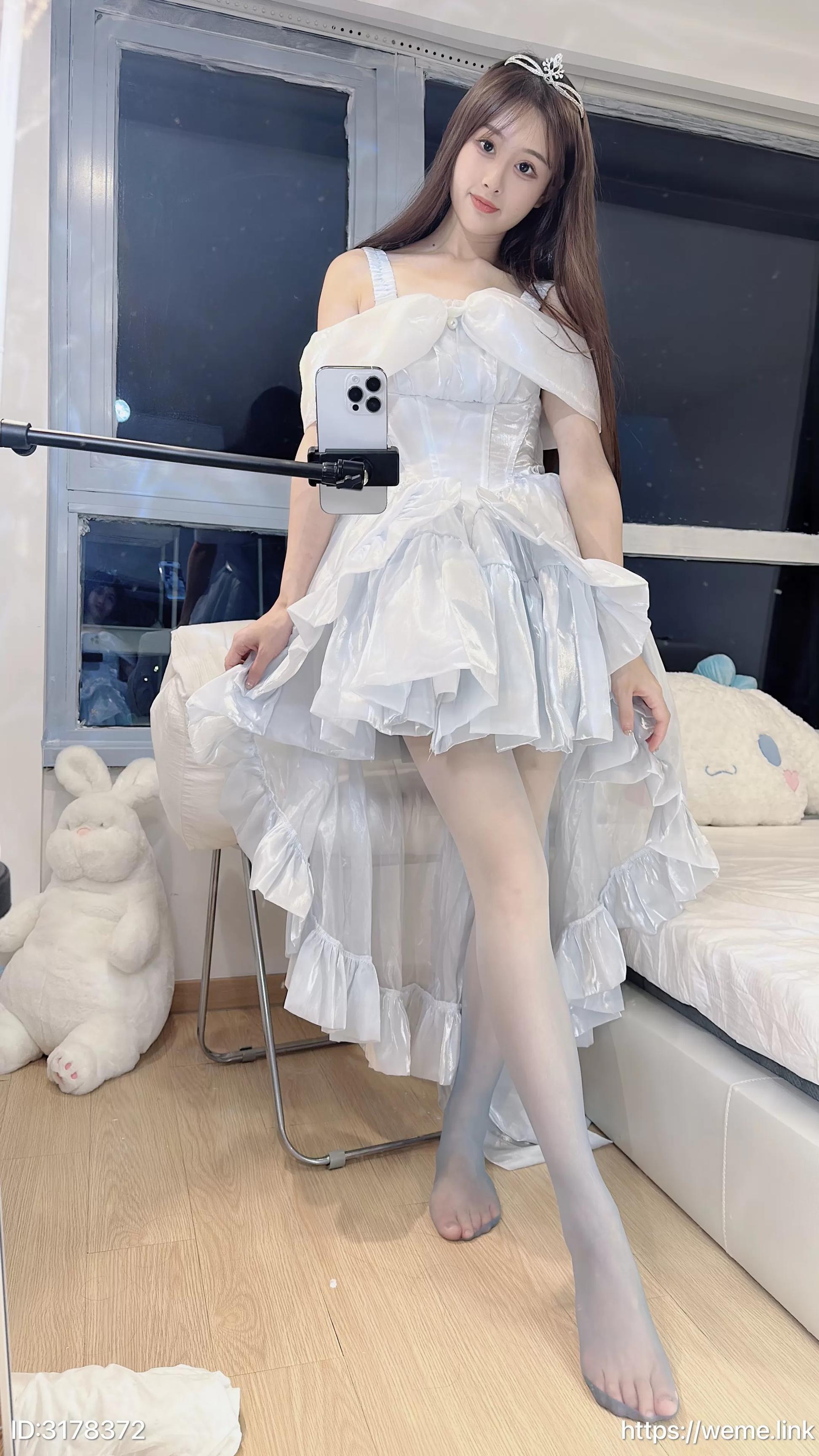 小萌子--NO016-渐变蓝丝袜53P49MB-08-17