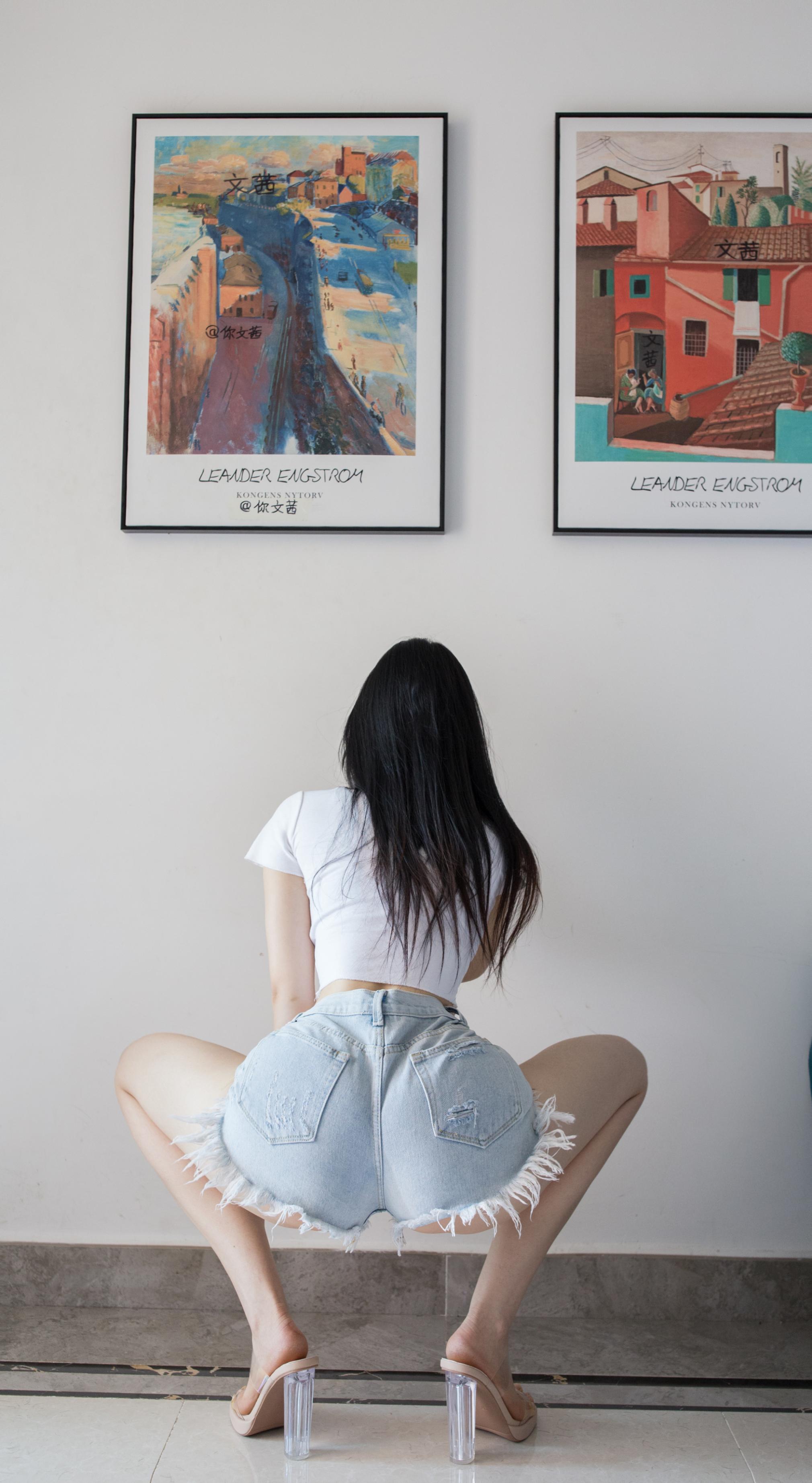 003Cool文茜-微密圈系列牛仔短裤-13P-669M-08-13