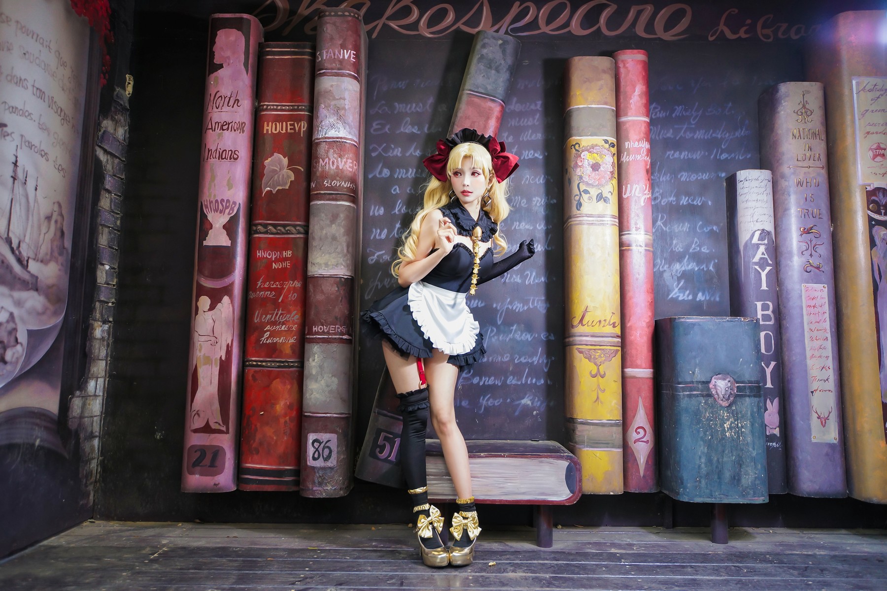 Cosplay-ElyEE子-远坂凛-女仆-09-20