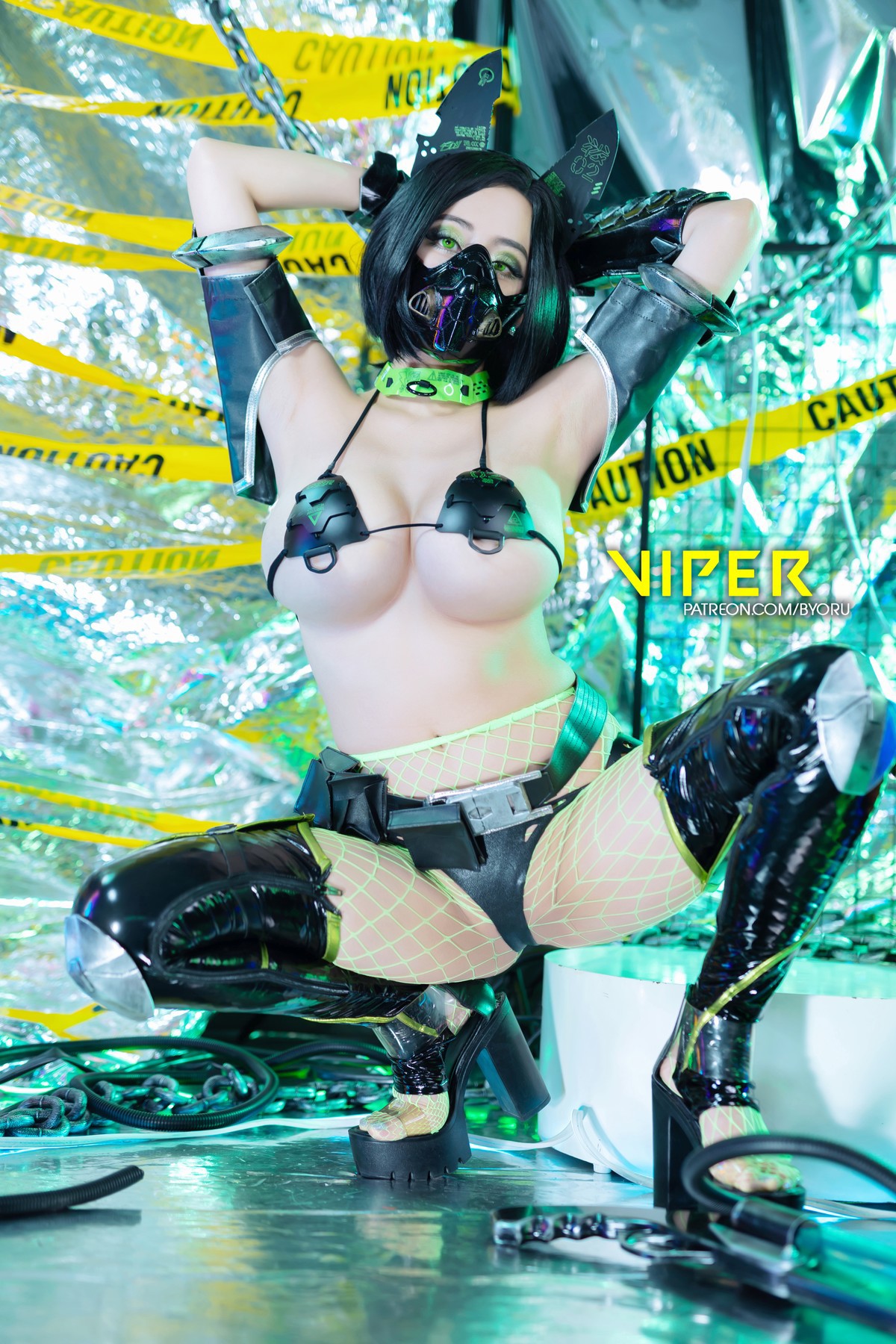 Cosplay-日本性感萝莉Byoru-Viper-Valorant-10-29