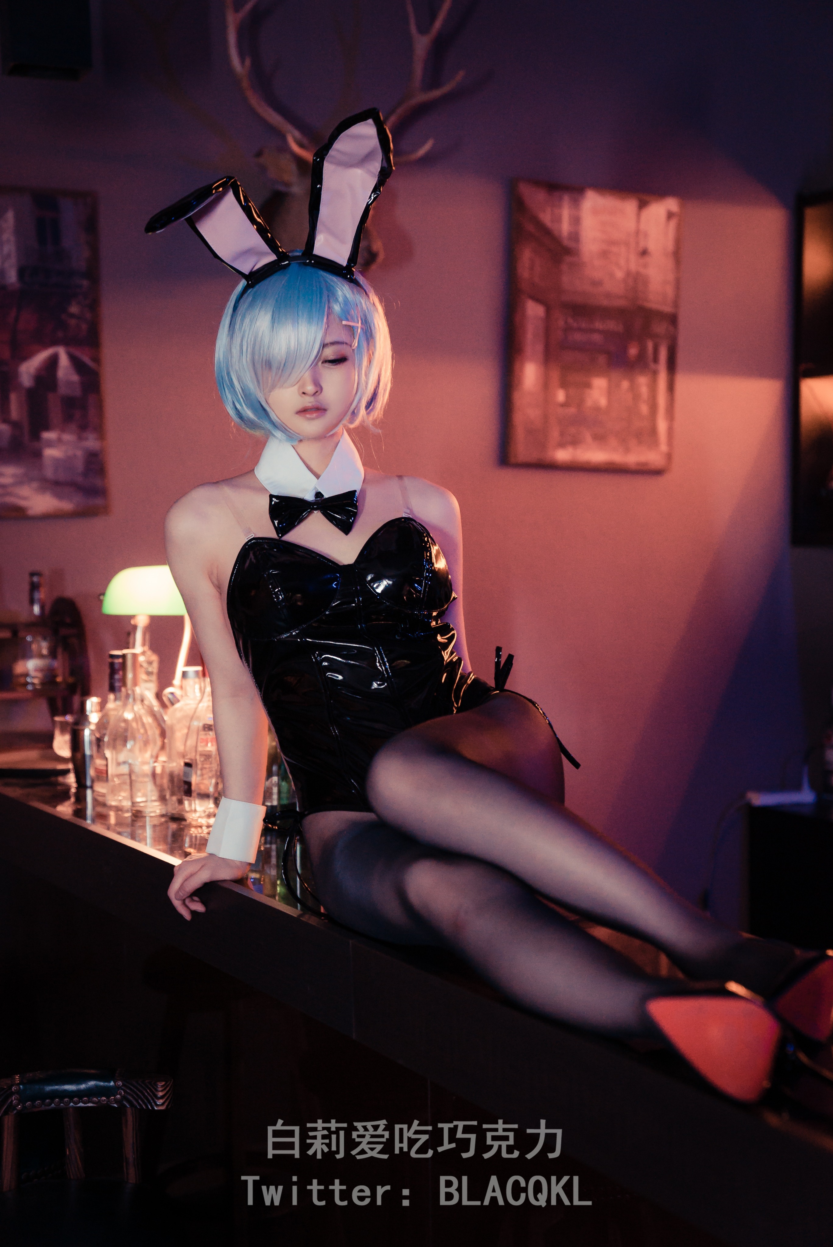 白莉爱吃巧克力---雷姆-兔女郎-11-24