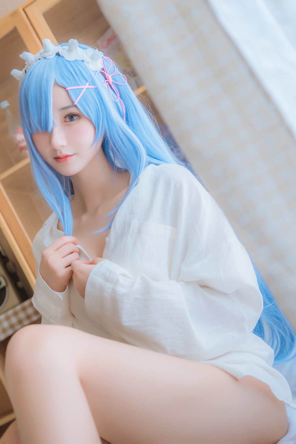 Cosplay-羽生三未图集-蕾姆-10-26