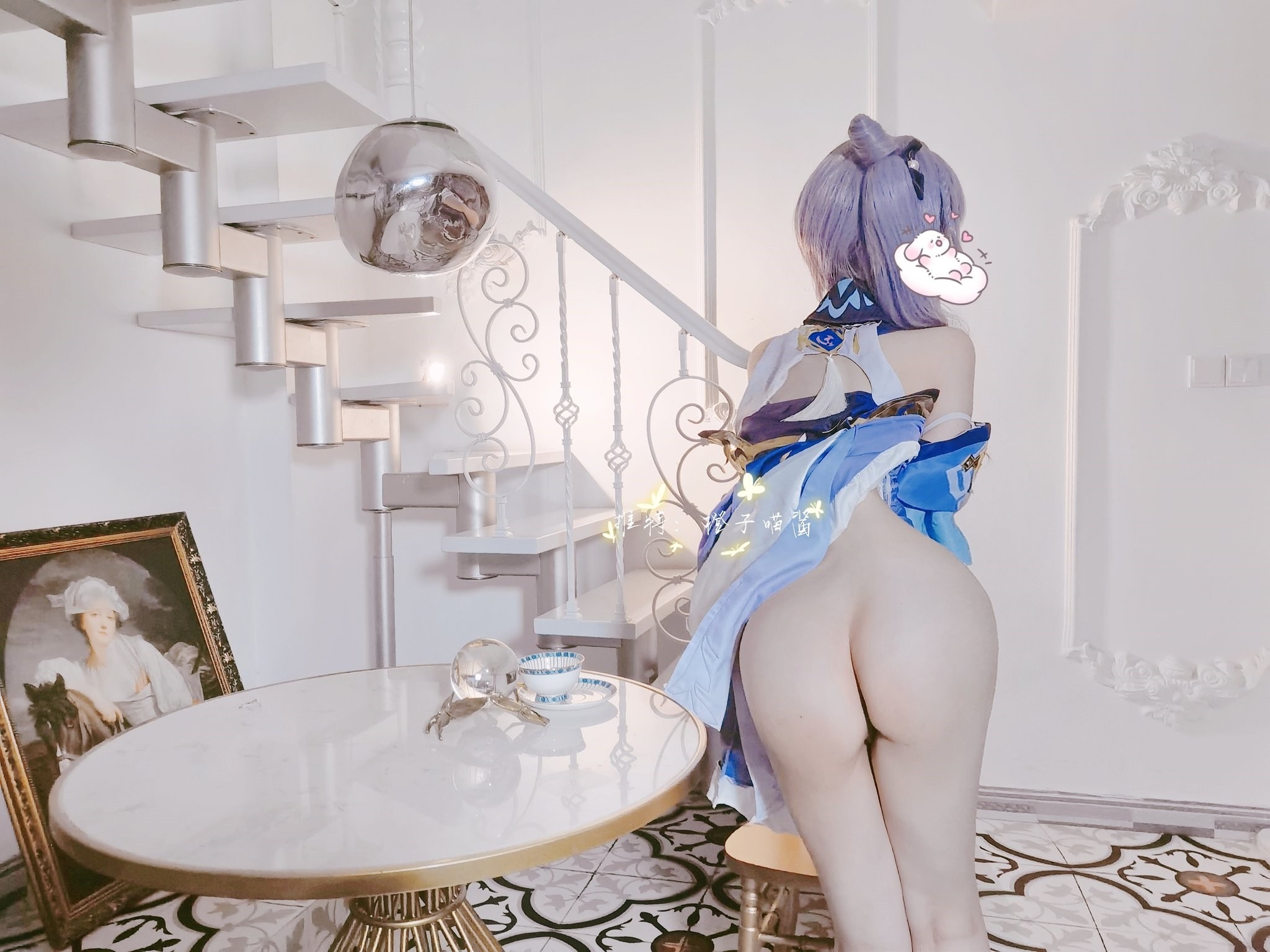 极品高颜值露脸女神博主橙子喵酱-08-21