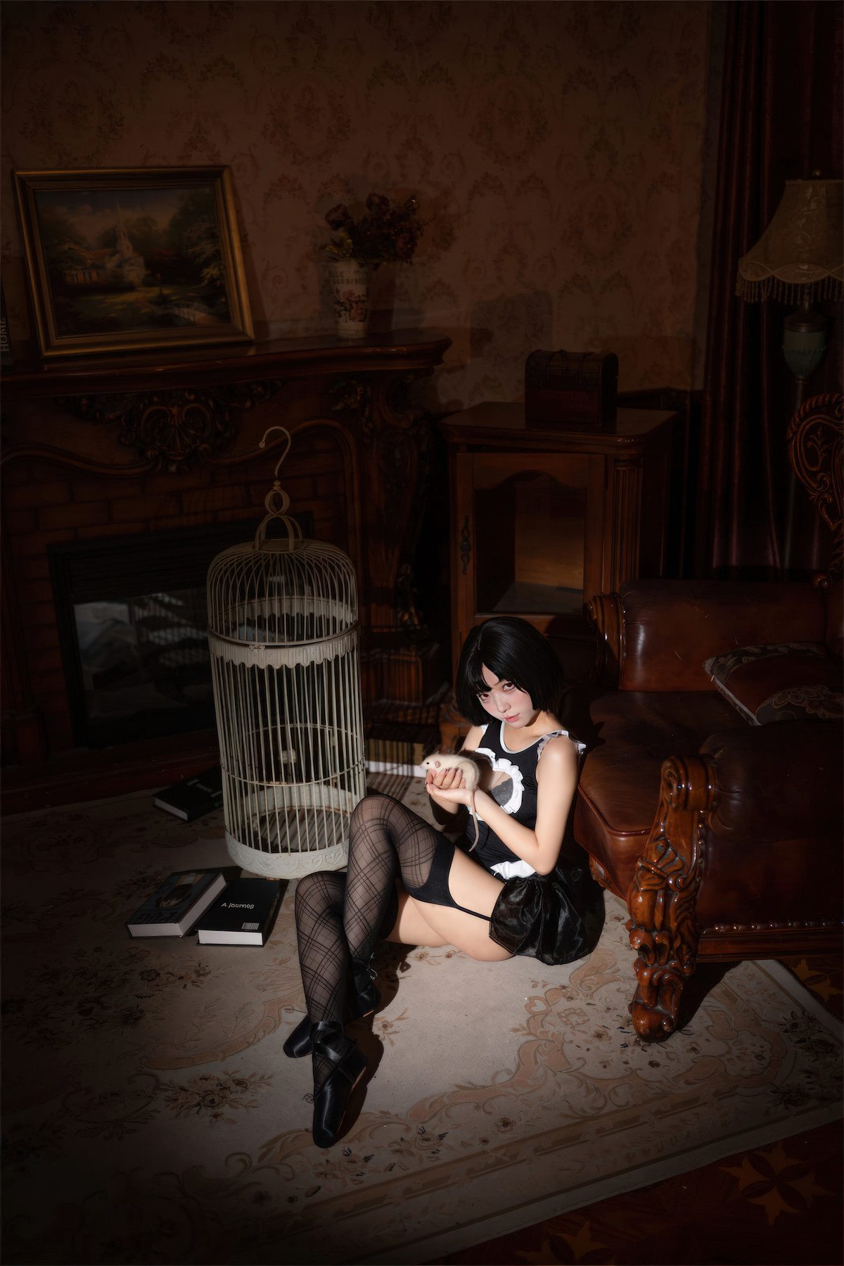 Cosplay-花铃-马戏团芭蕾-吊带袜高叉-12-02