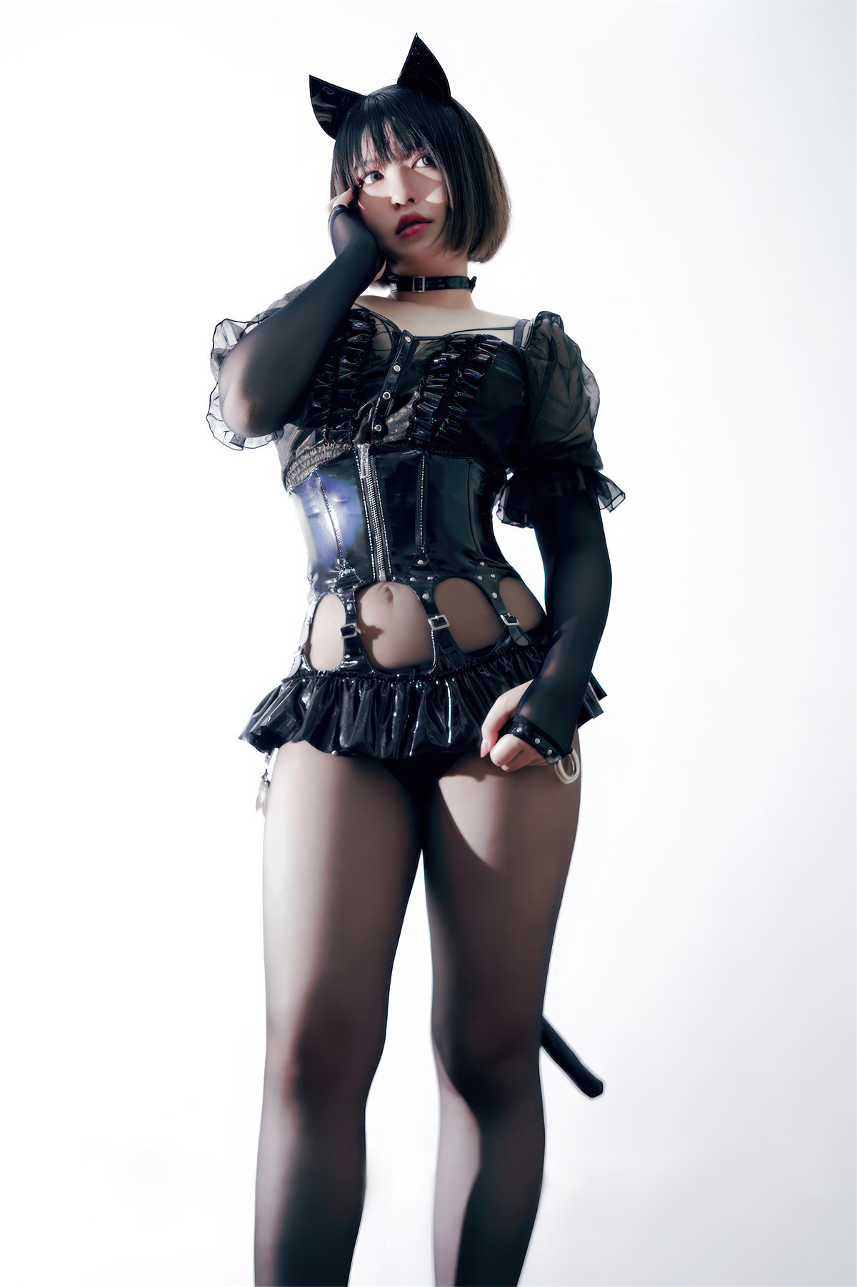 Cosplay-半半子Banbanko-黑猫NEKO-11-13