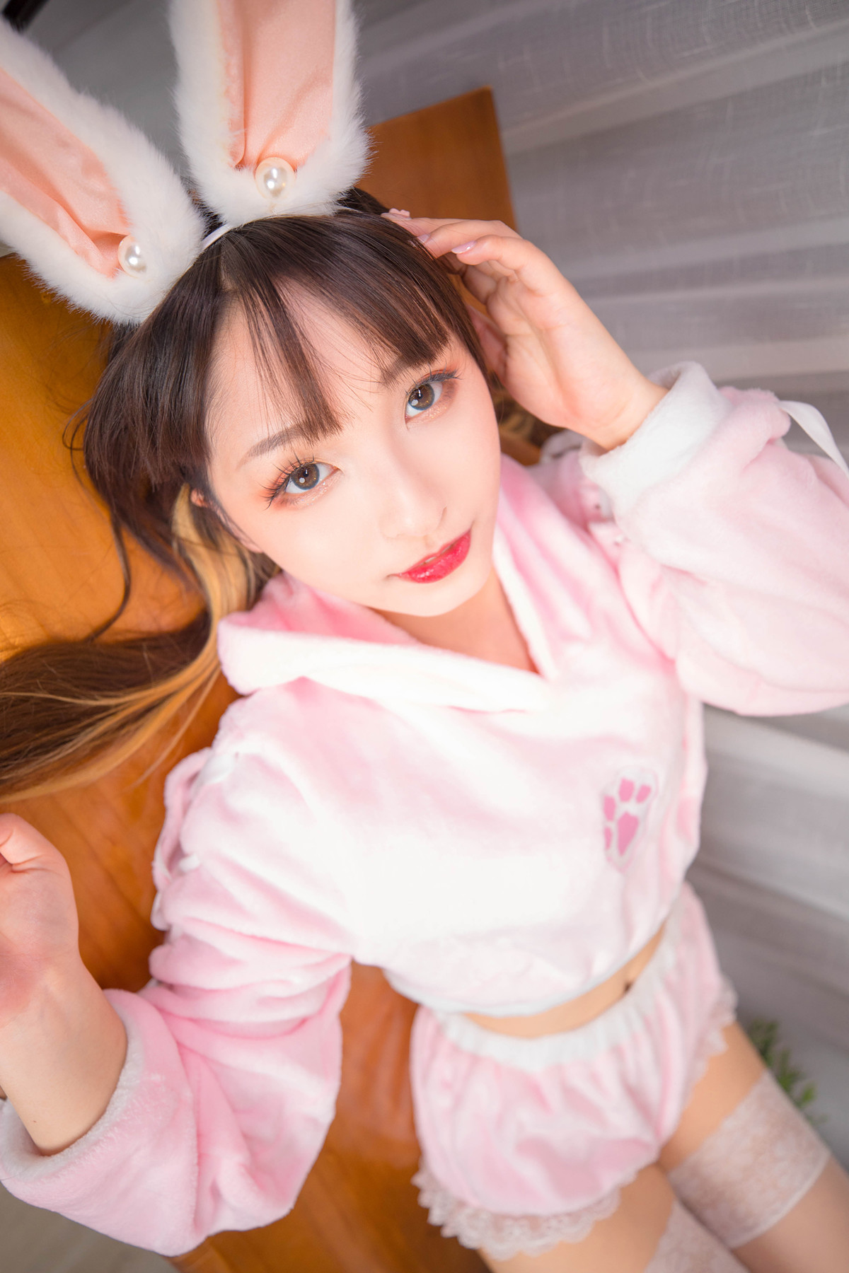 Cosplay-神楽坂真冬-绝对企画-兔子少女-ウサギタイム-Set01-12-02