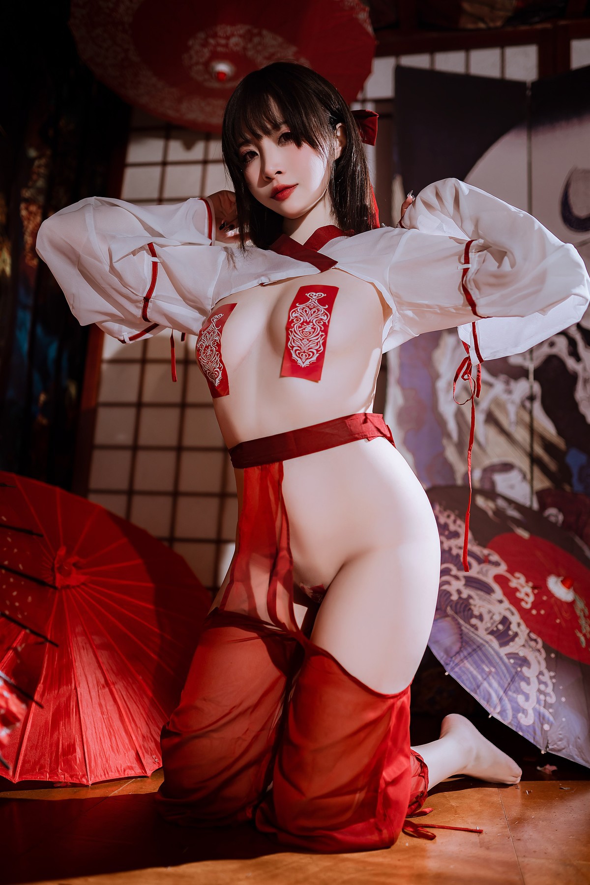 Cosplay-二佐Nisa-私房巫女-03-05