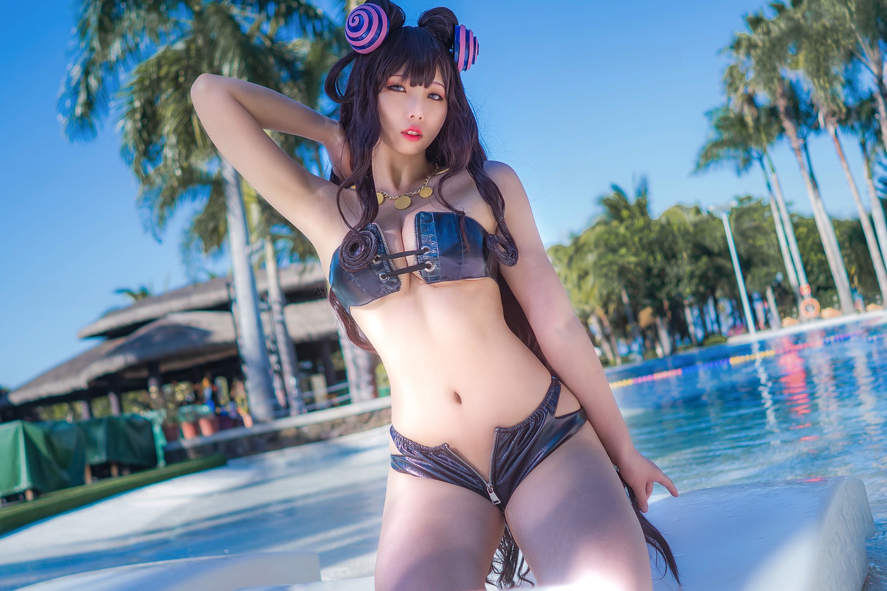 Cosplay-墨玉-紫式部泳装-09-27