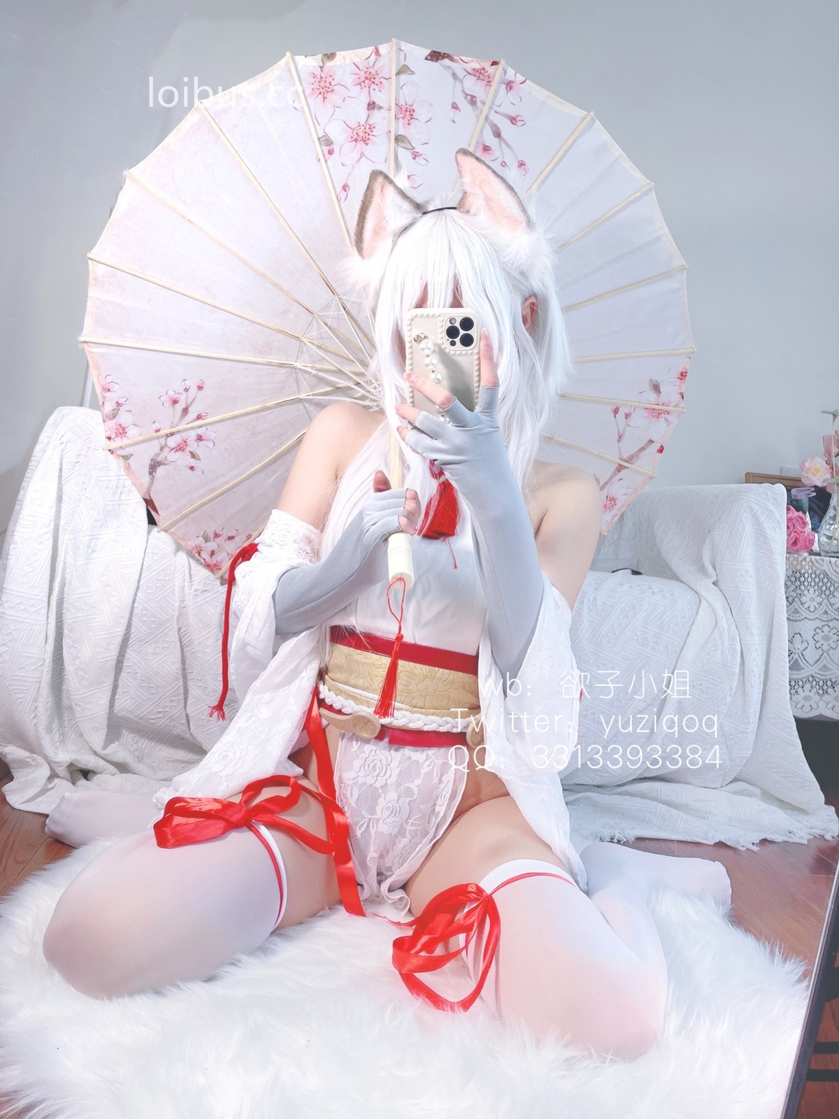 Coser-小蔡头喵喵纯白胡桃-08-27