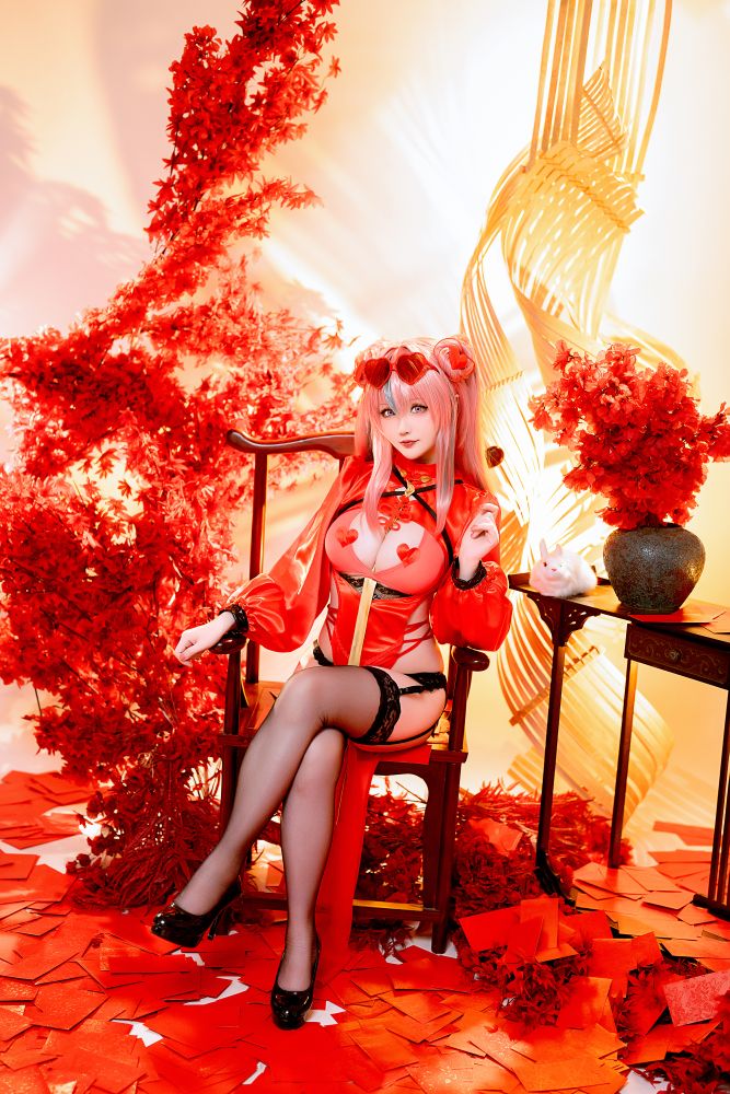 星之迟迟-2024年01月计划C-碧蓝航线-布莱默顿-新年旗袍ver-84P1V-319GB-03-19