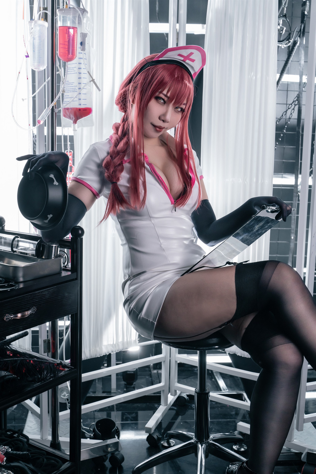 Cosplay-小琪Aki-Dark-Nurse-11-16