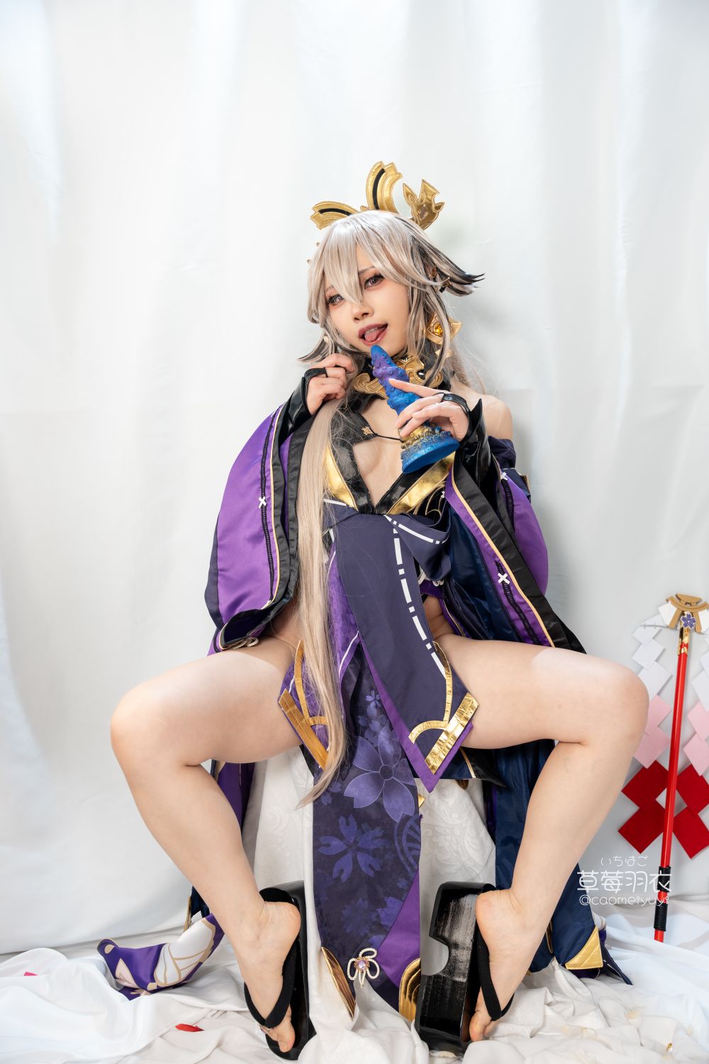 草莓羽衣T2黒ギャル八重神子墨桜色の夜笙雅芸-03-01