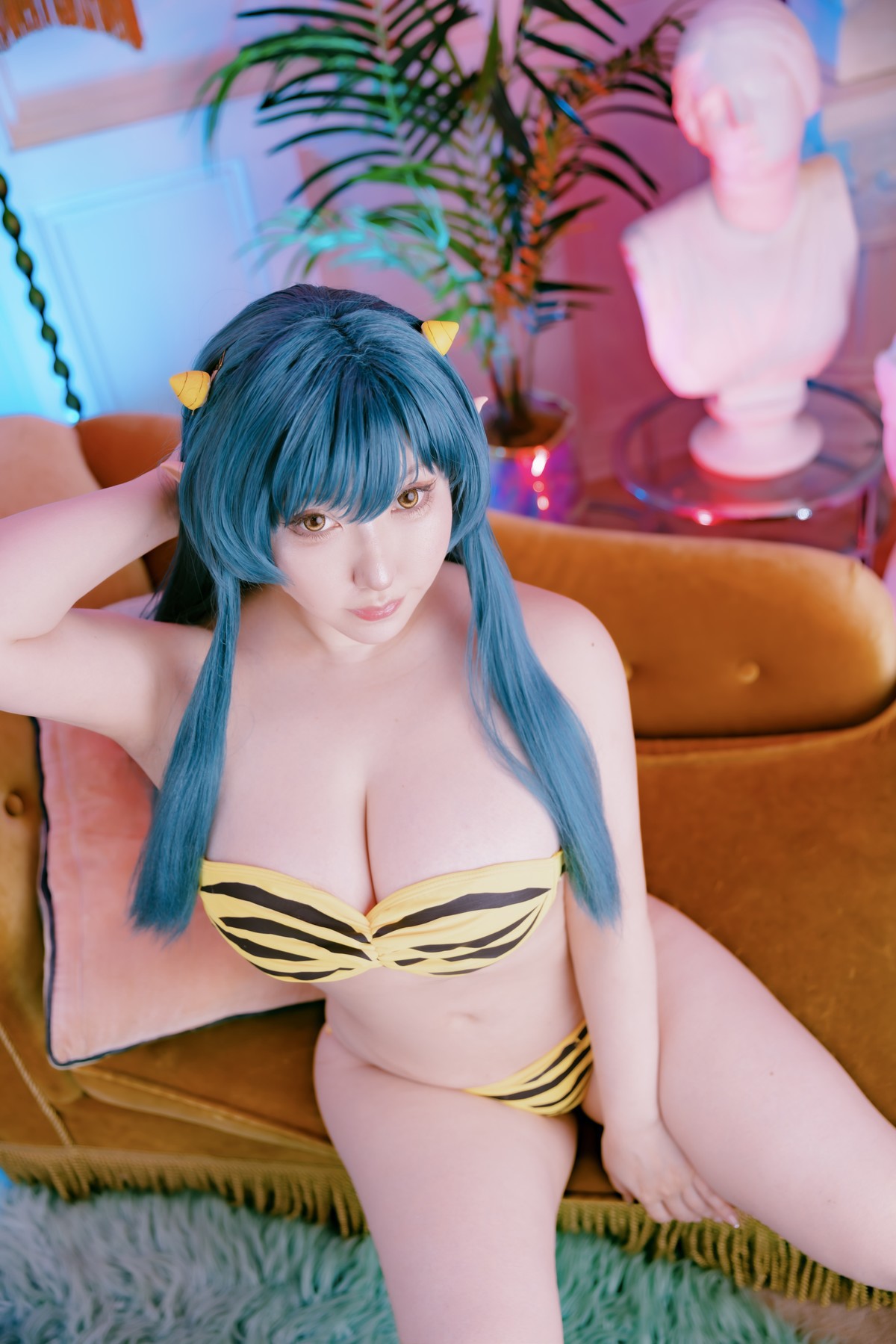Cosplay-SAKUサク-Lum-ラム-うる星やつら-Set03-02-09