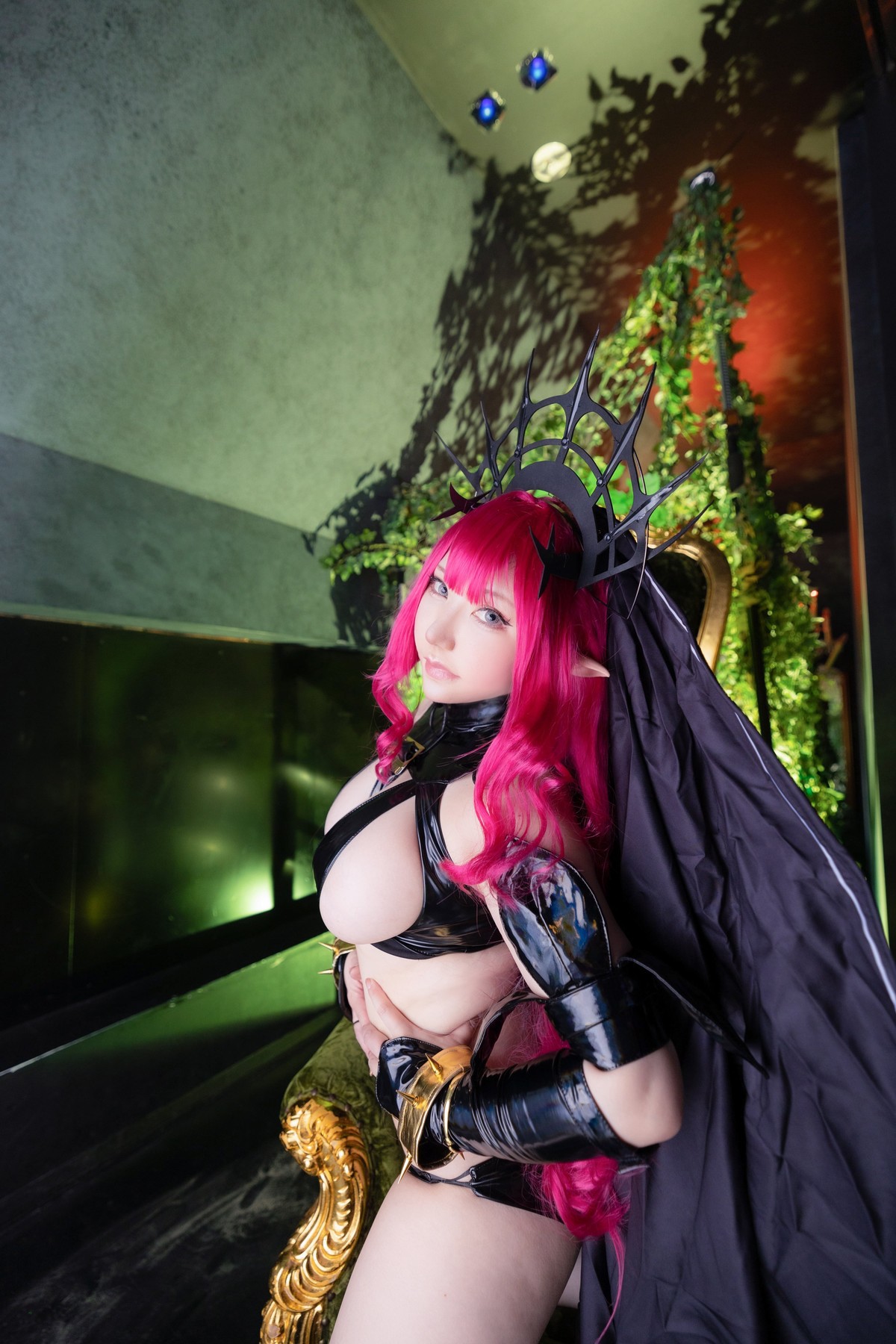 Cosplay-SAKUサク-Morgan-le-Fay-Set05-08-26