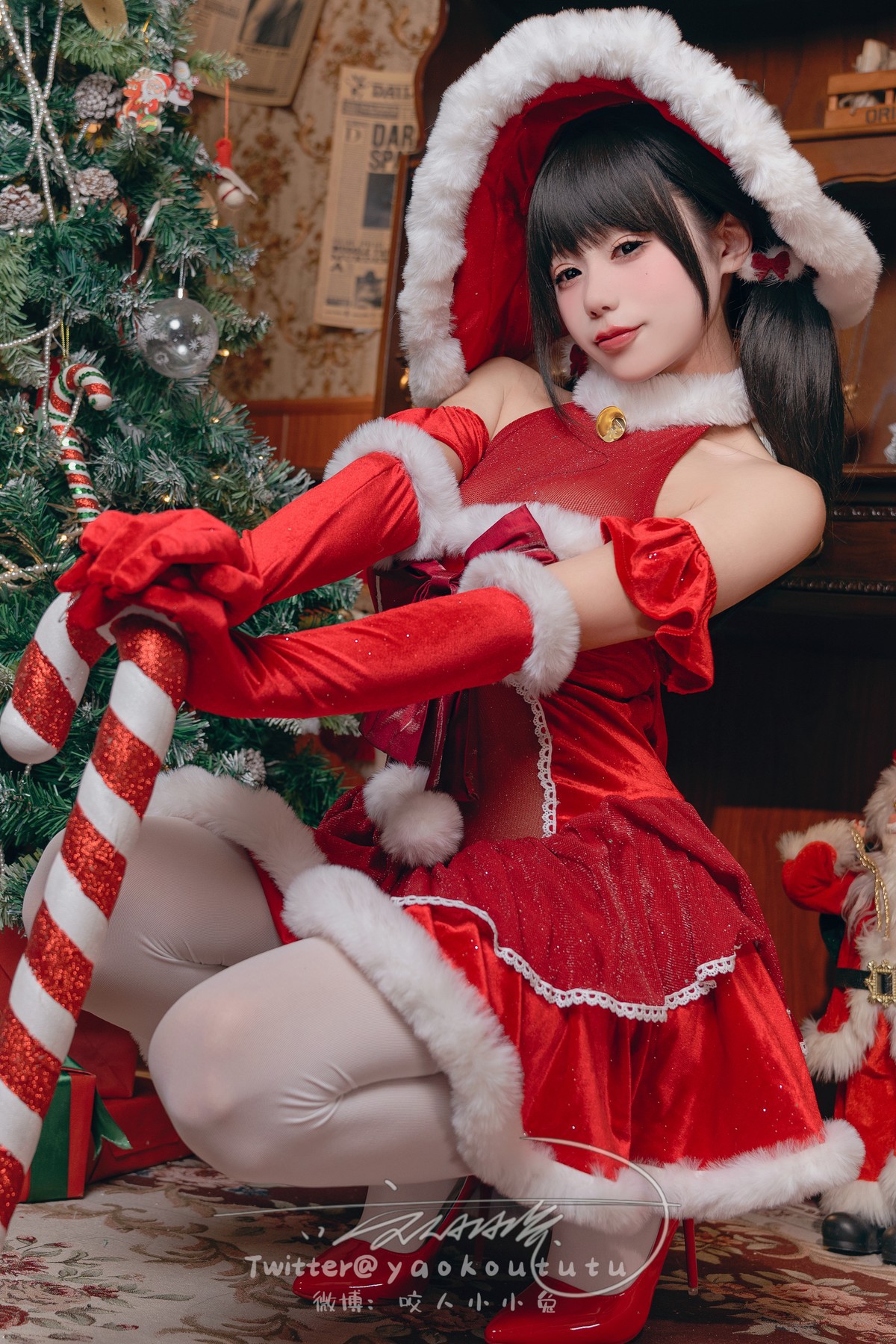 Cosplay-黏黏团子兔-魔女圣诞夜-Christmas-Eve-Set01-12-22