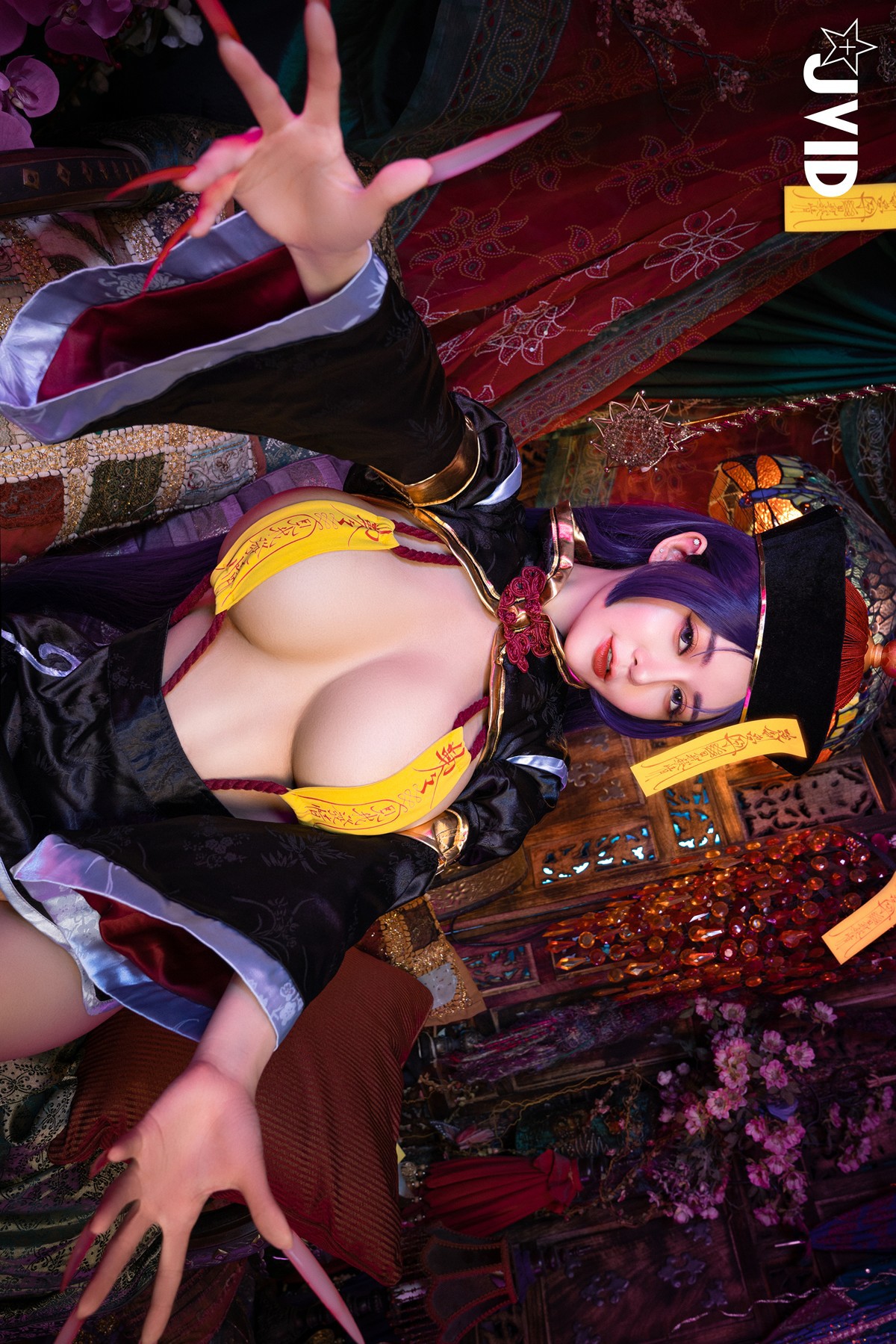 菰蒲風動縱斜影殭屍奶光安希膣得液滿見我發情香希趕屍霊幻道士-X-最胸妖怪キョンシー-Zombie-sex-folklore-Set01-08-18