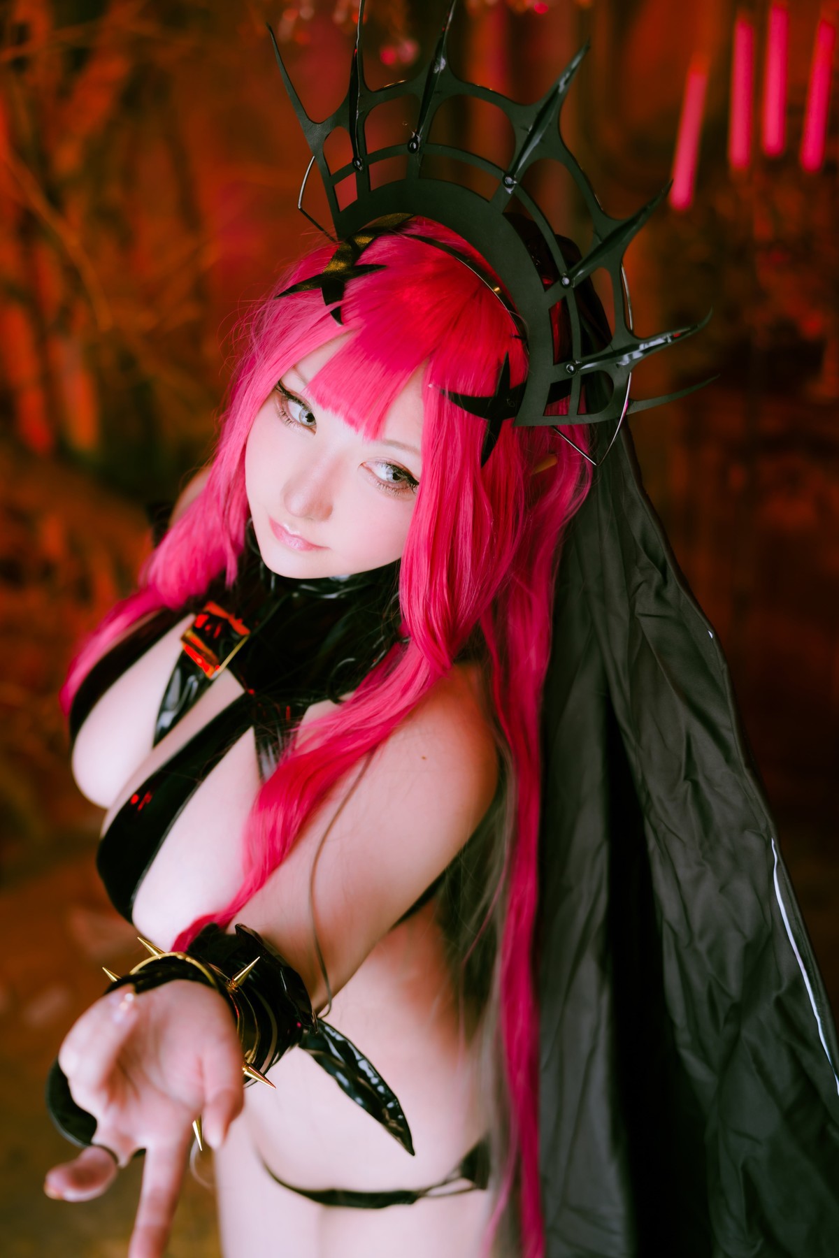 Cosplay-SAKUサク-Morgan-le-Fay-Set04-08-29