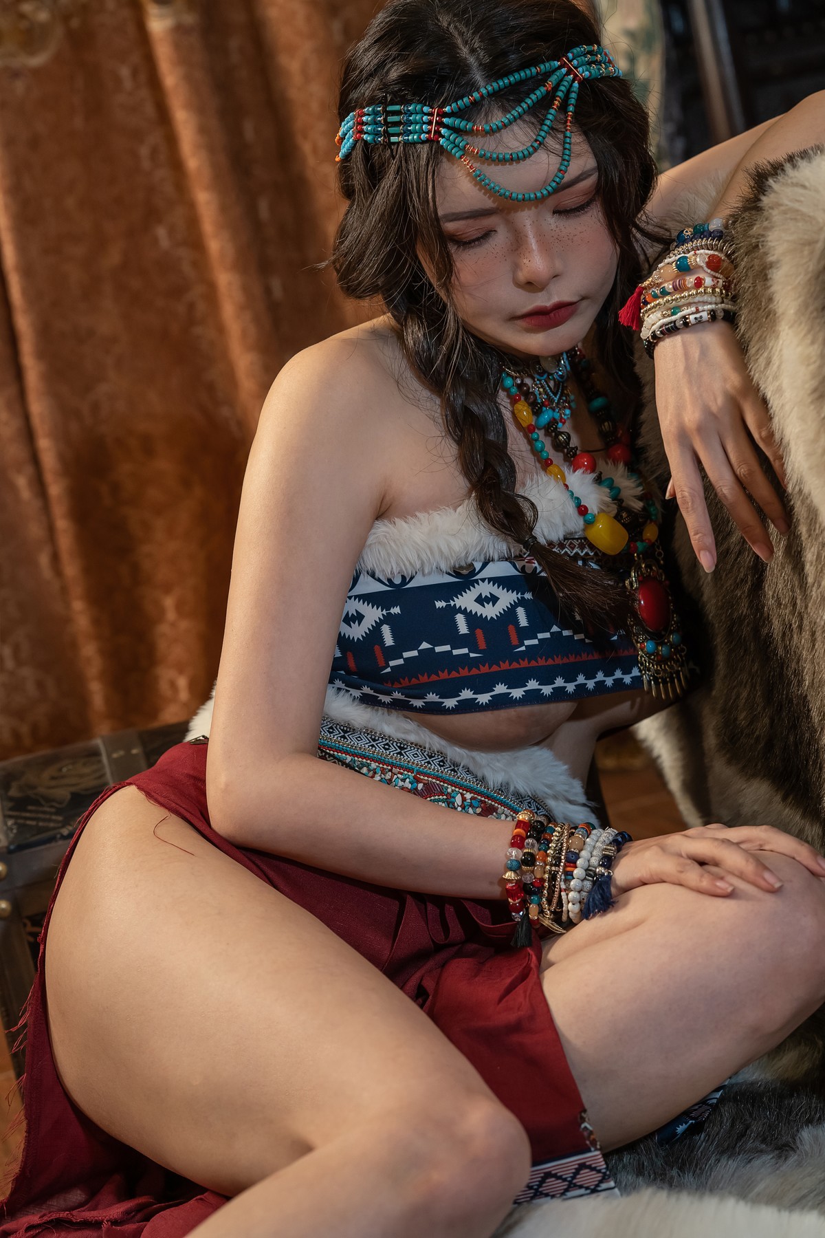 Cosplay-夏小秋秋秋-雀斑少女-10-23