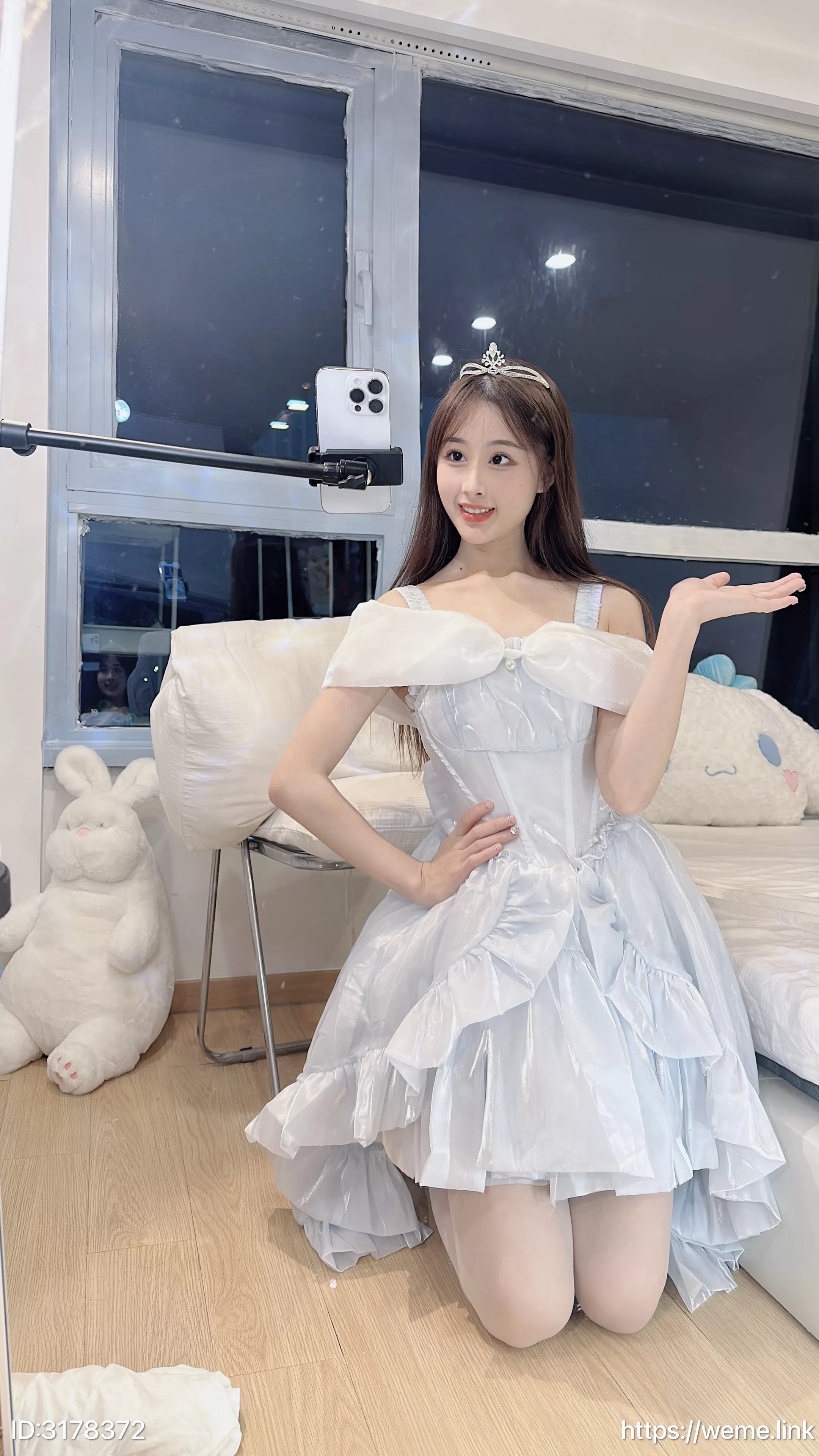 小萌子--NO016-渐变蓝丝袜53P49MB-08-17