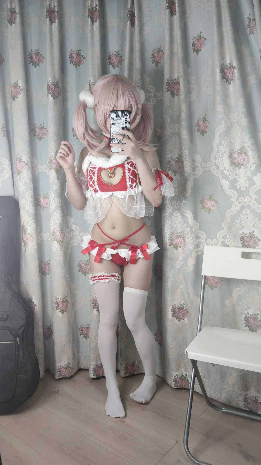 神沢永莉---平安夜红色分体式-04-03-2