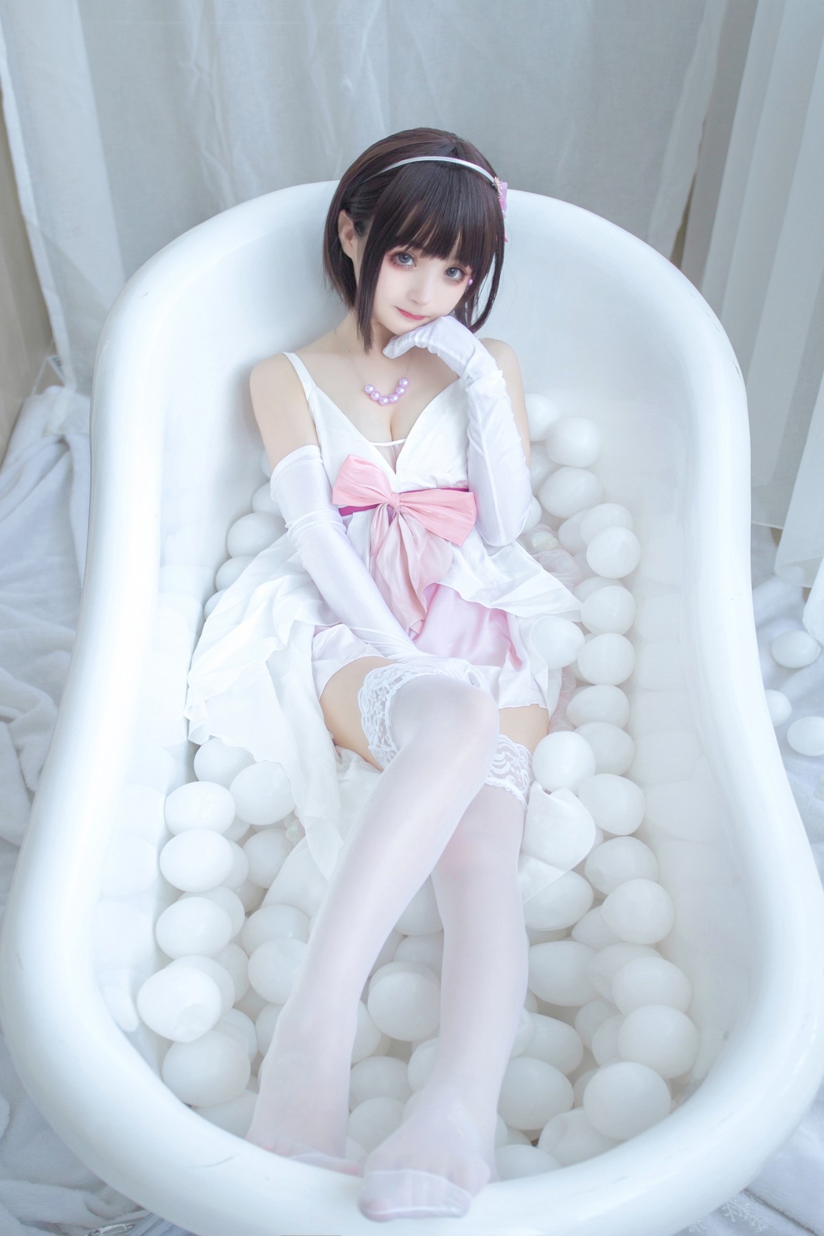 桜井宁宁-Cosplay-加藤惠-Megumi-Kato-09-22