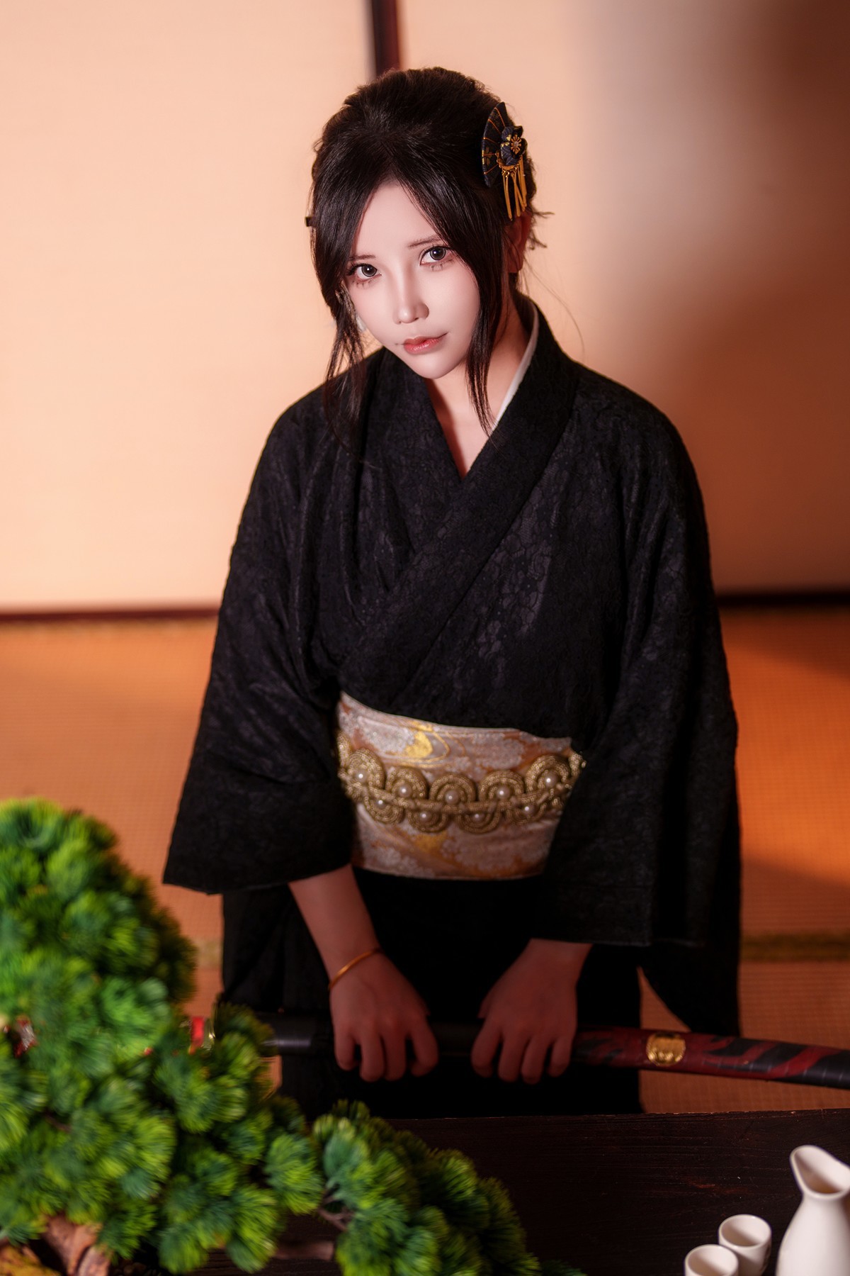 Cosplay-抱走莫子aa-未亡人太太-10-18