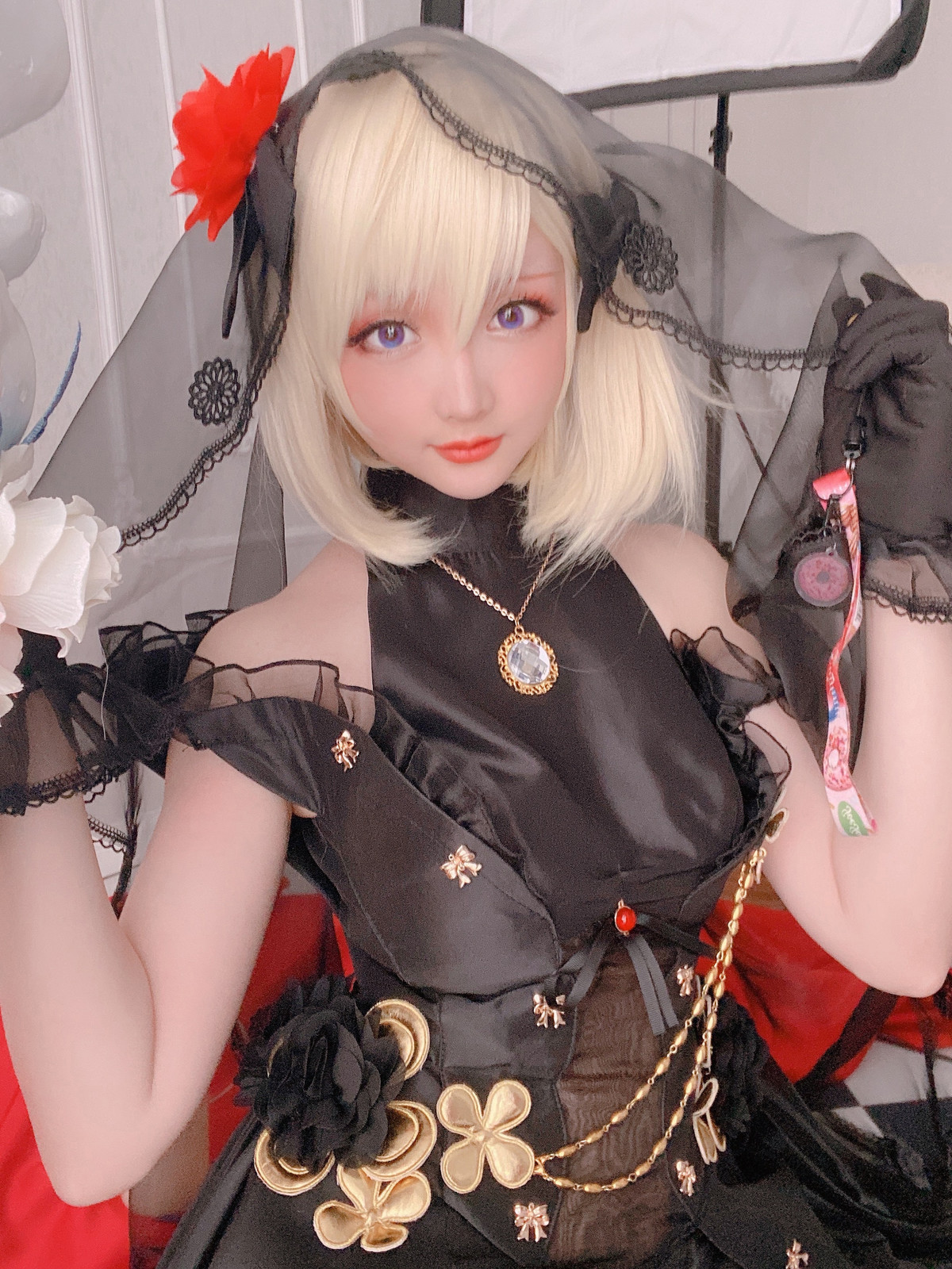 Cosplay-星之迟迟Hoshilily-Z23婚纱-04-17