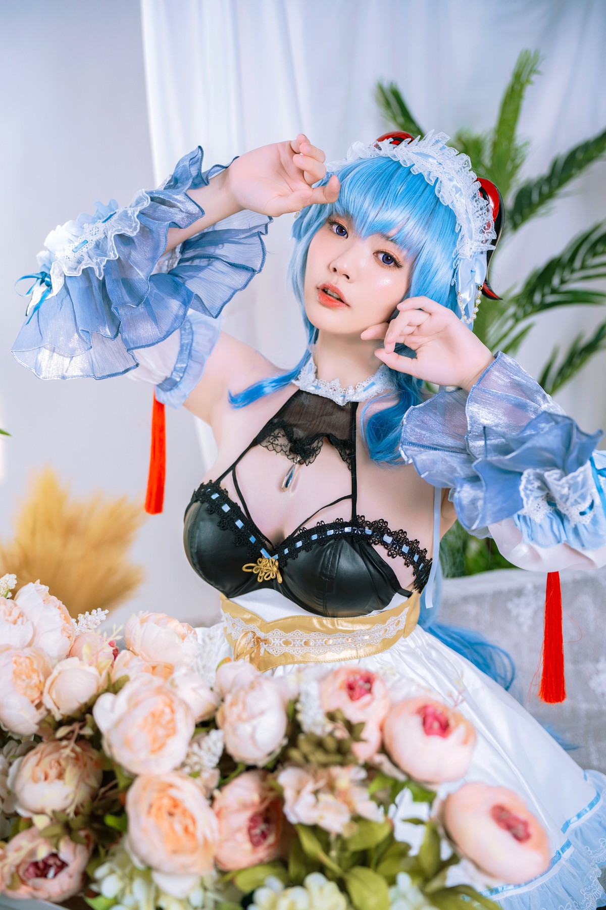 Cosplay-Ying-Tze-甘雨-Ganyu-Maid-12-15