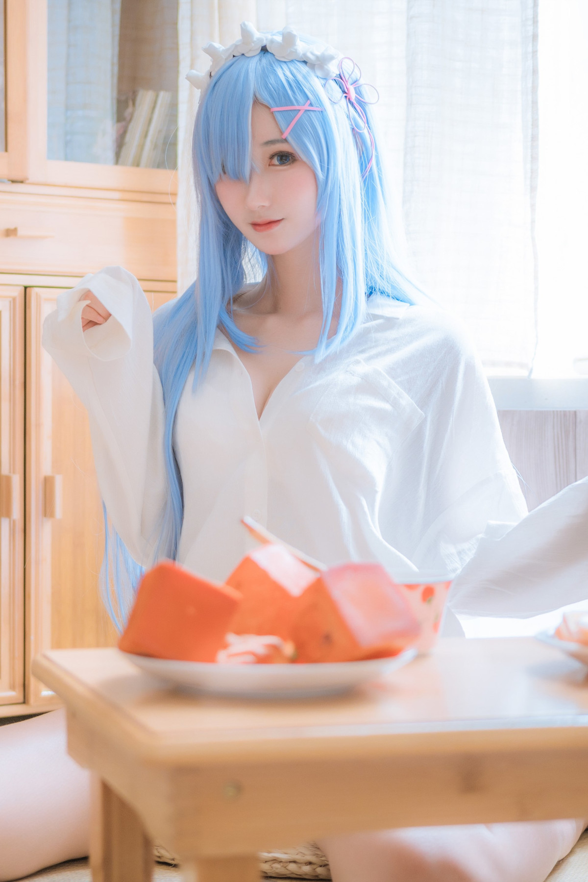Cosplay-羽生三未图集-蕾姆-10-26