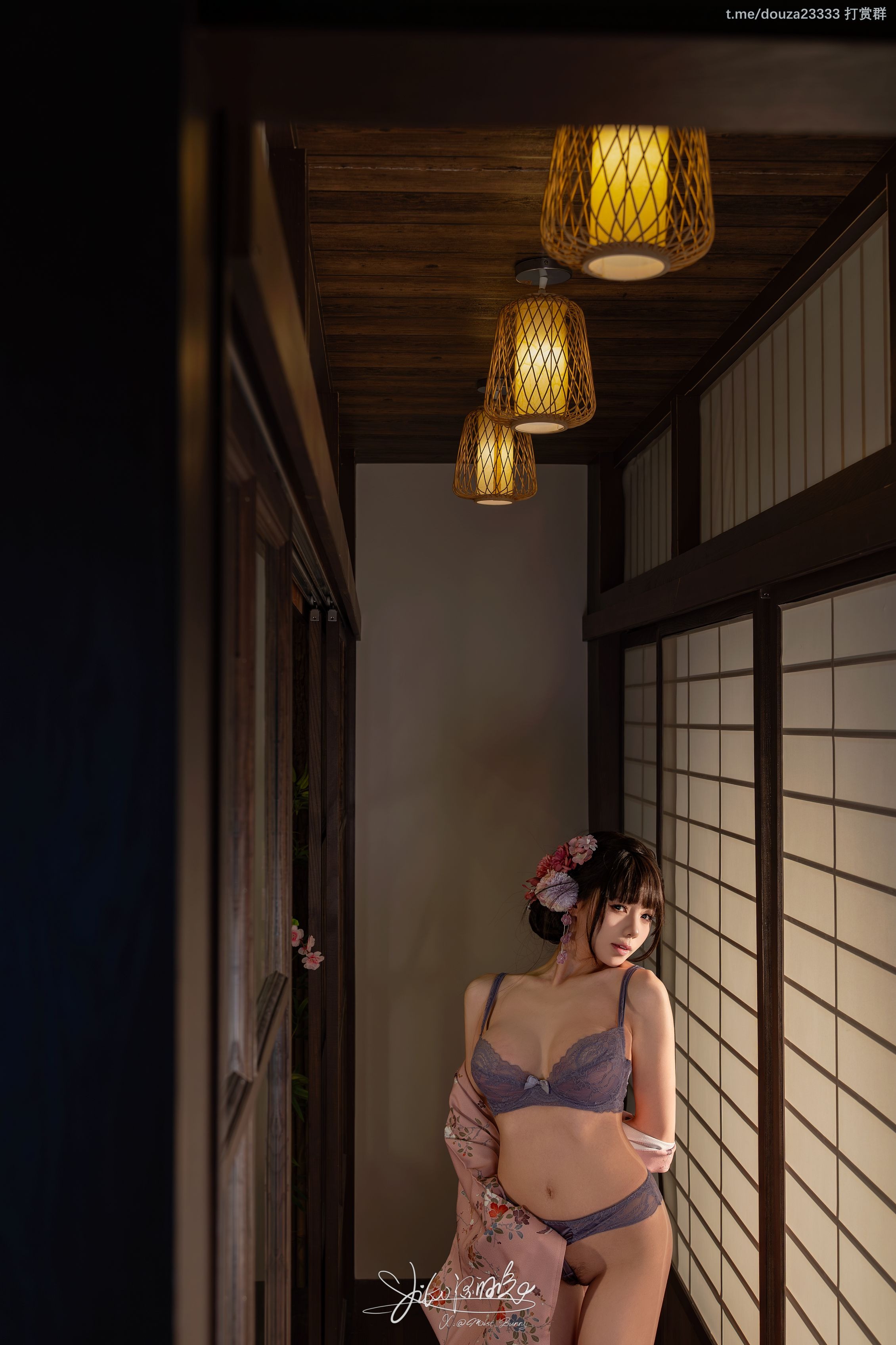 Yiko湿润兔-8月作品温泉の女将77P1V-燕无歇8月31打赏群资源-08-30