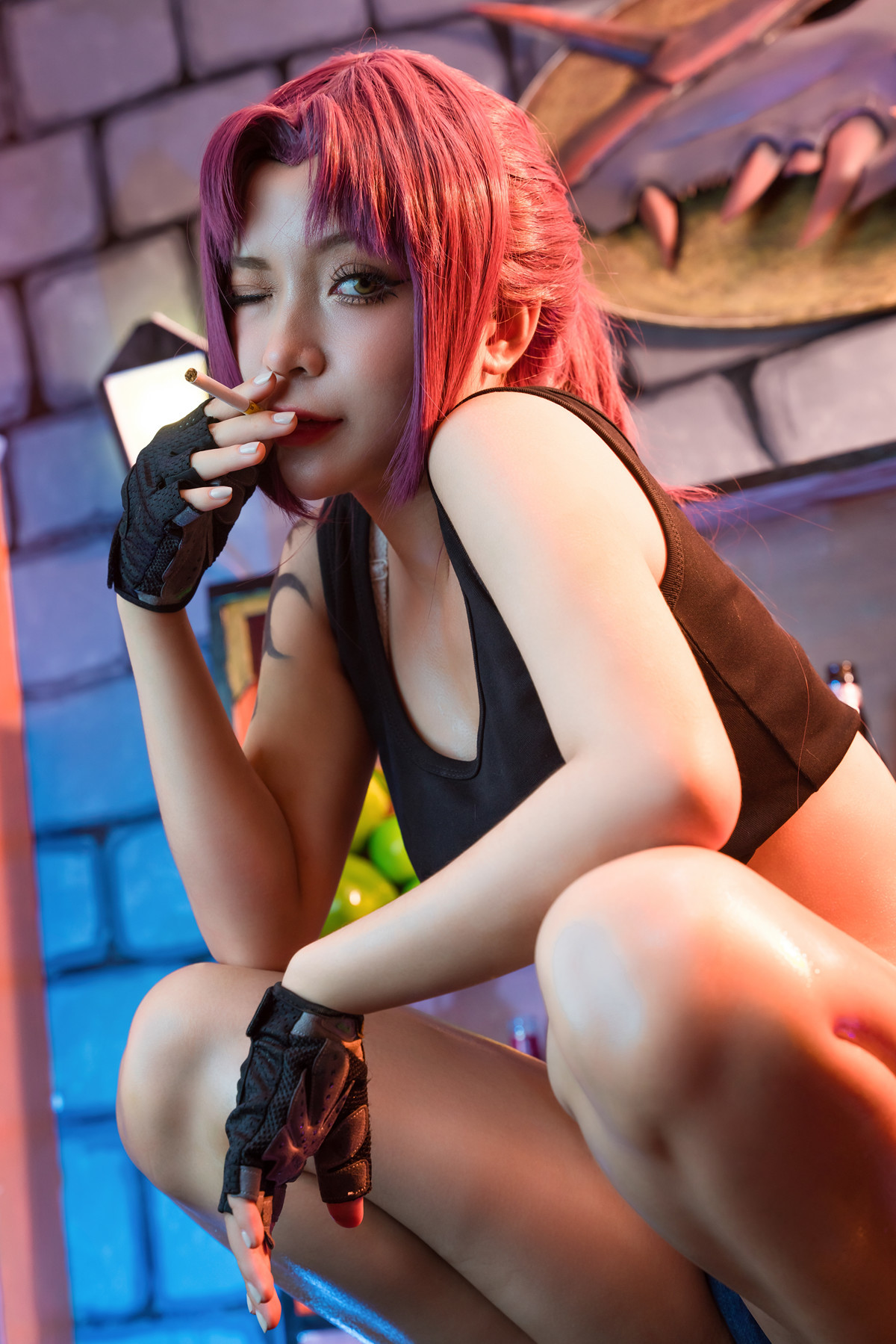 Cosplay-UmekoJ-Revy-Black-Lagoon-08-18