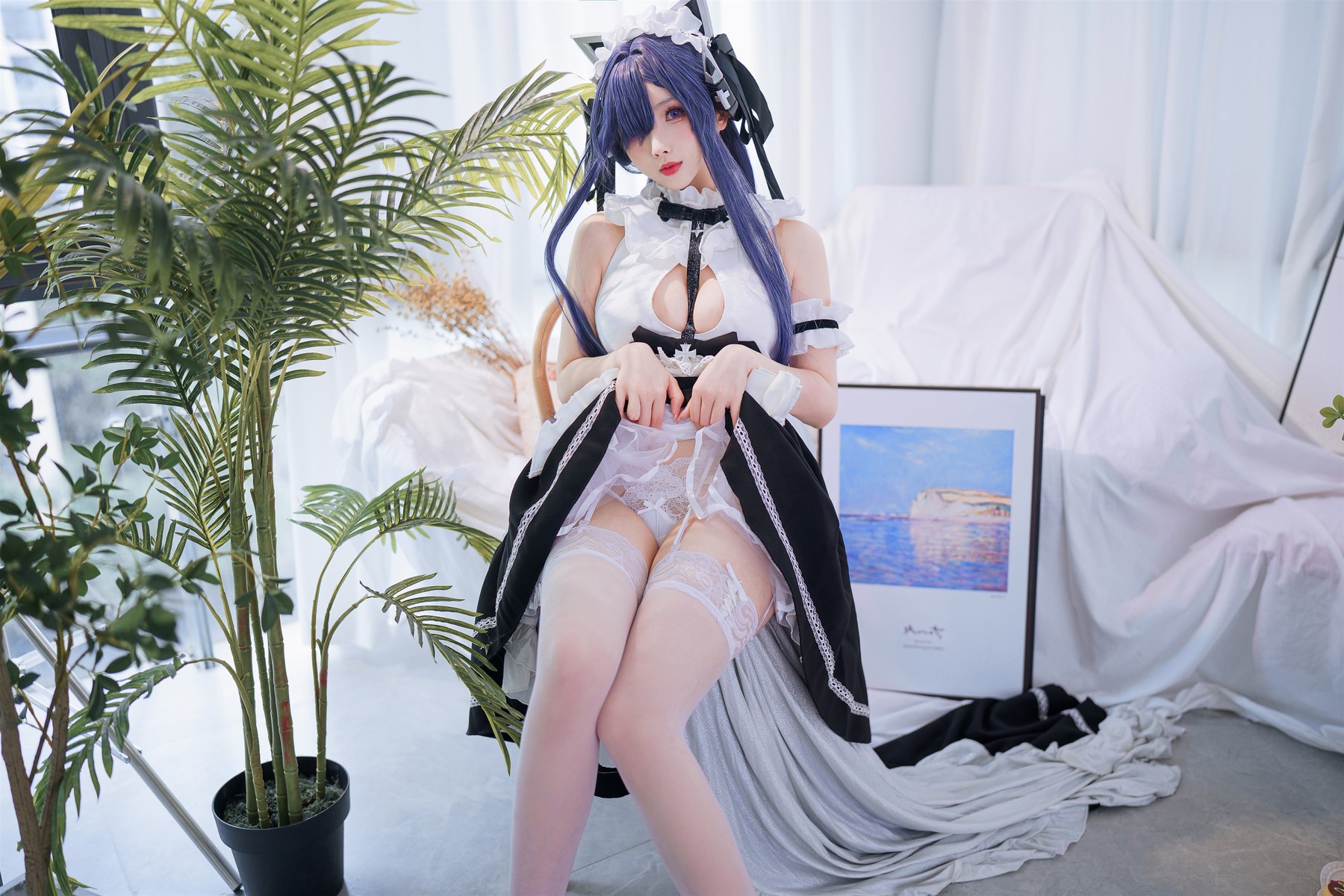Cosplay-rioko凉凉子-肉扣热热子-奥古斯特-女仆装-12-30