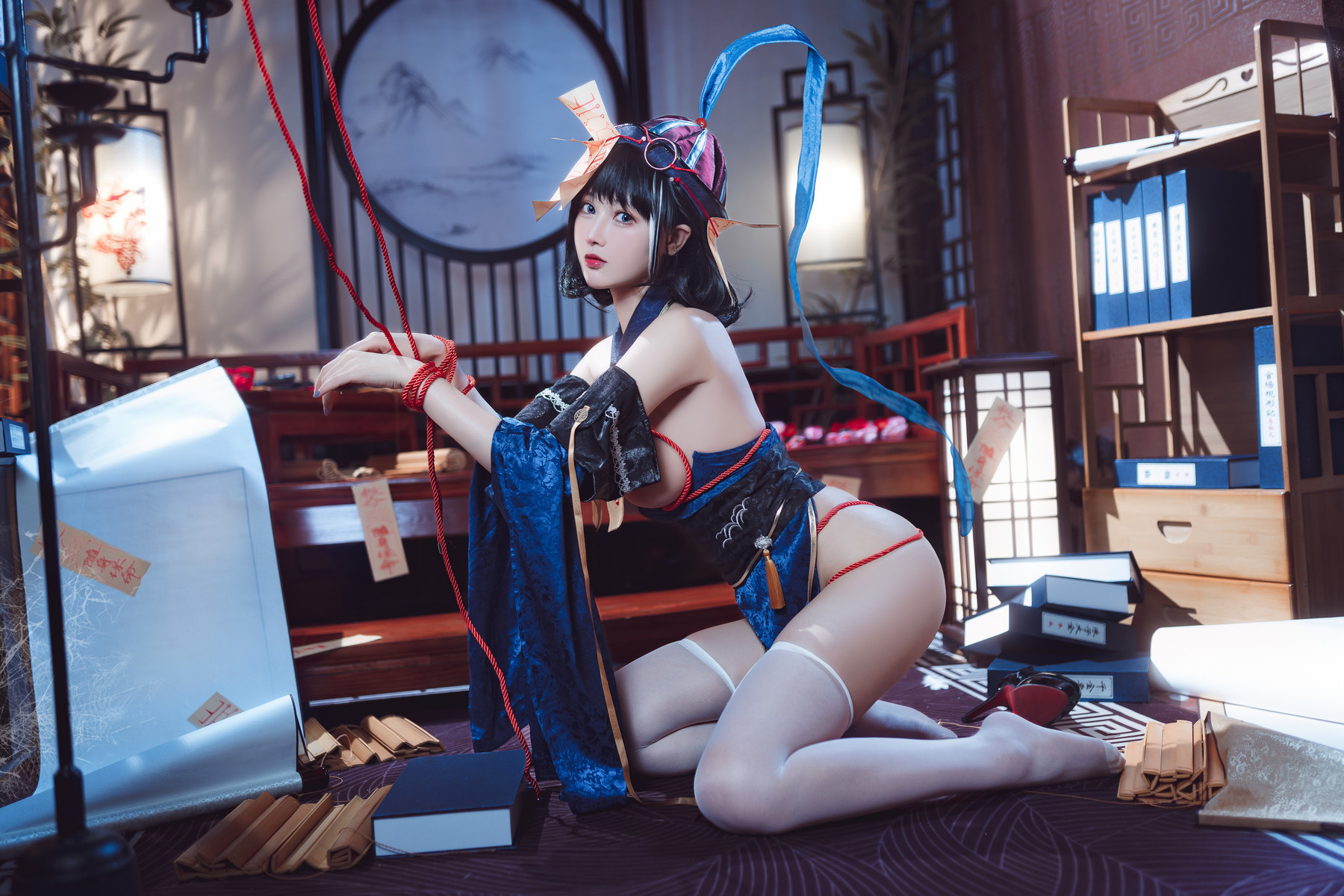 Cosplay-羽生三未-华甲欢庆僵尸三未全-10-22