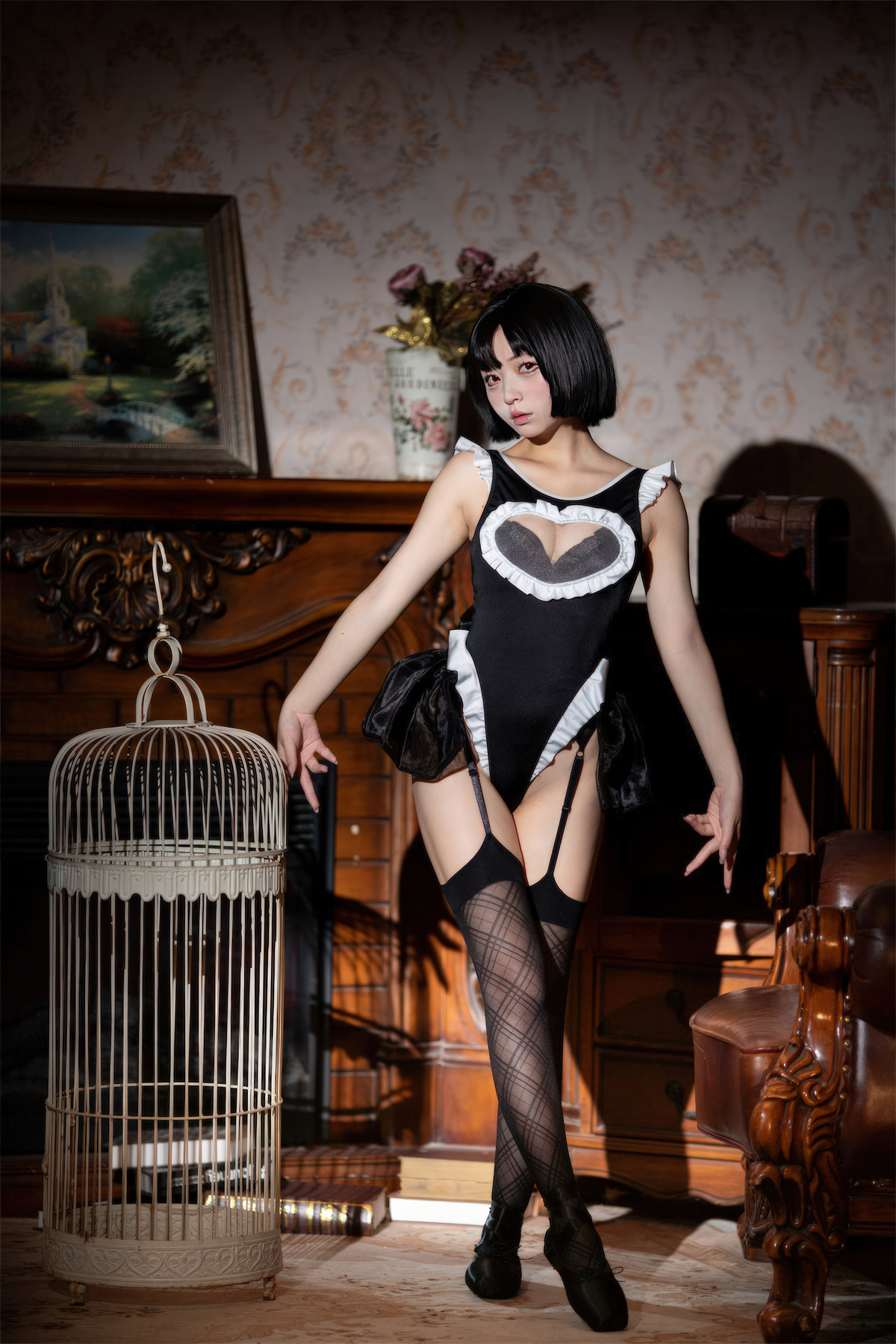 Cosplay-花铃-马戏团芭蕾-吊带袜高叉-12-02