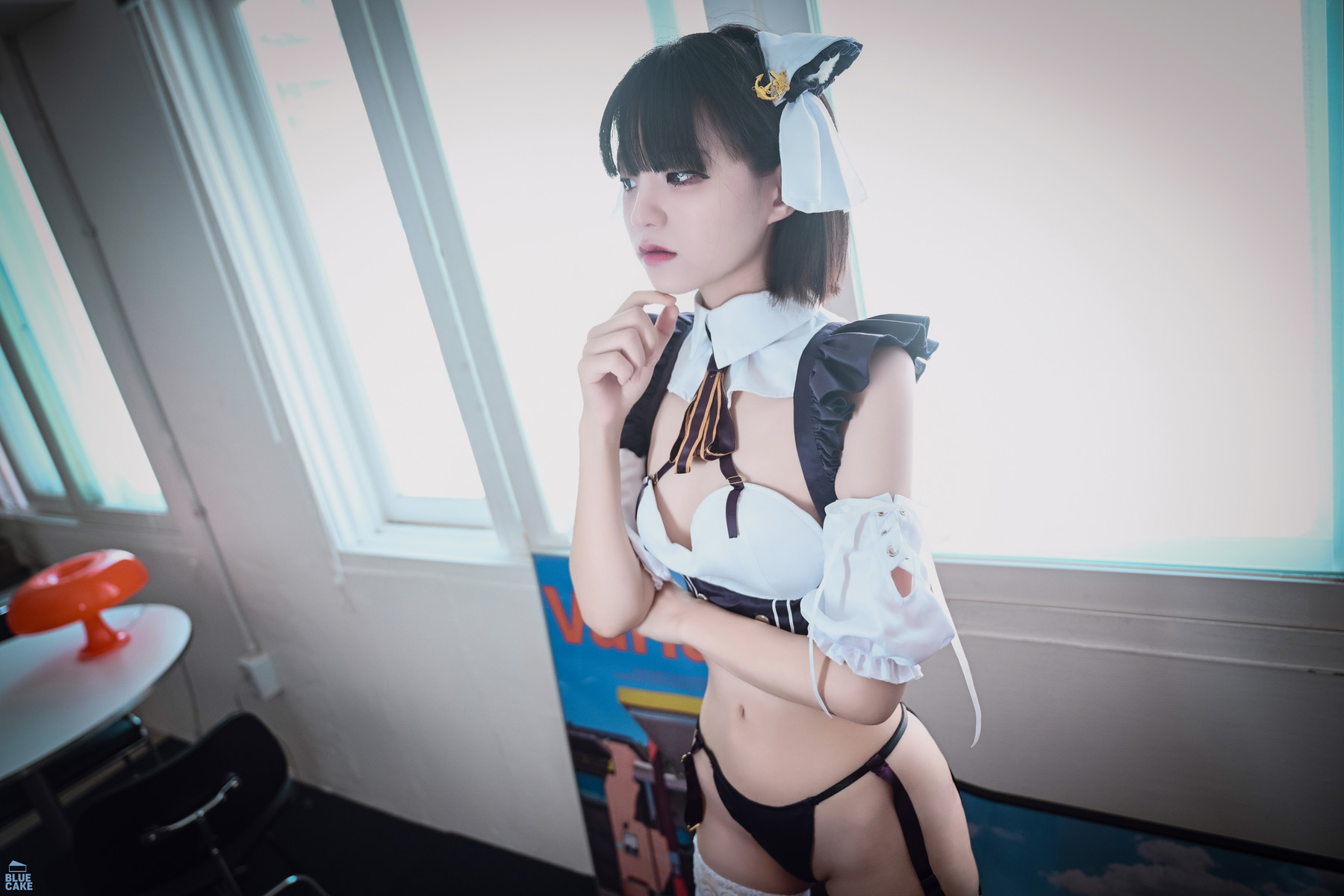 Jeong-Jenny-정제니-BLUECAKE-Maid-Cosplay-Set01-04-26