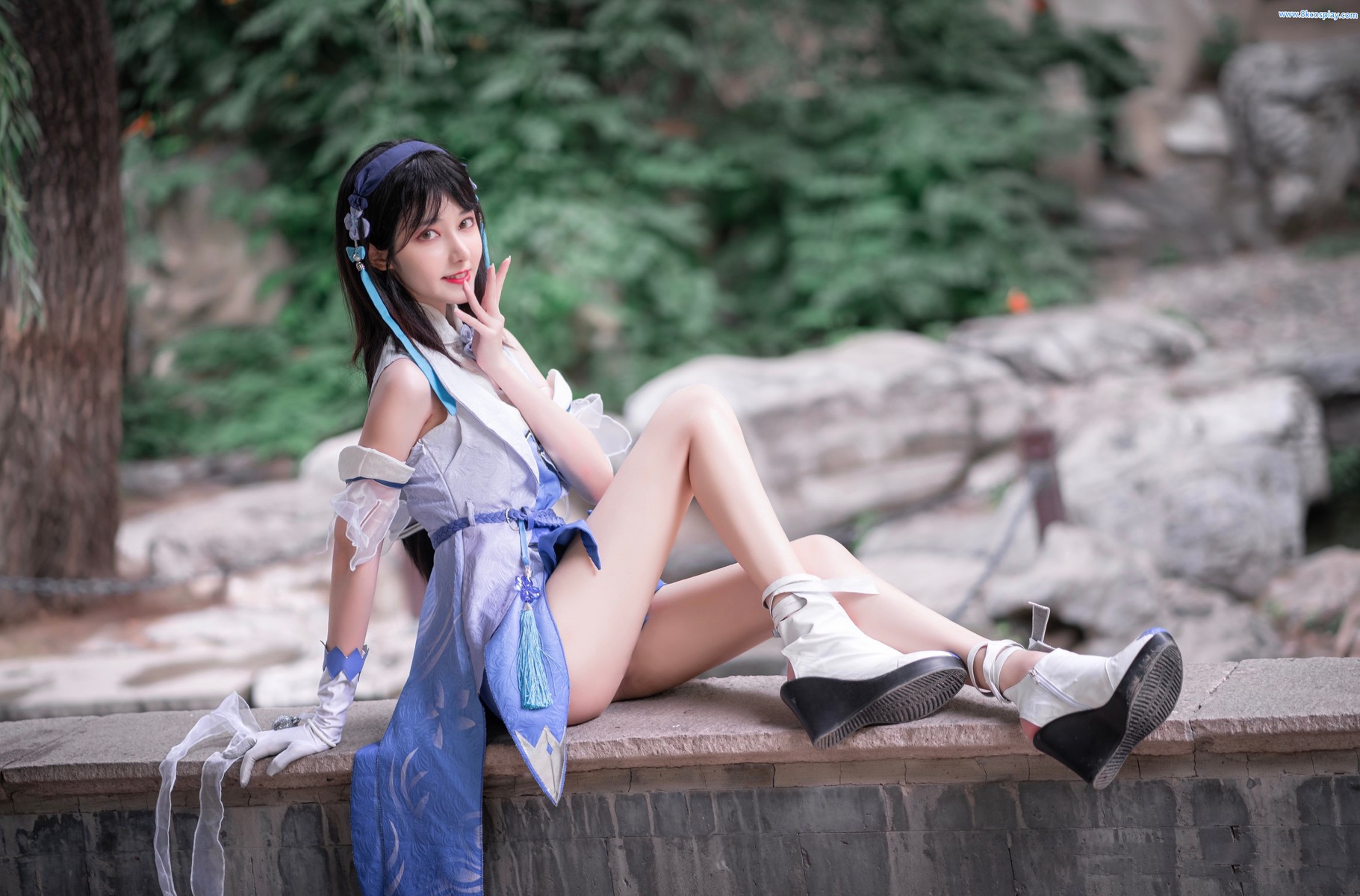 南桃Momoko-Cosplay-王者荣耀瑶第四部-02-06