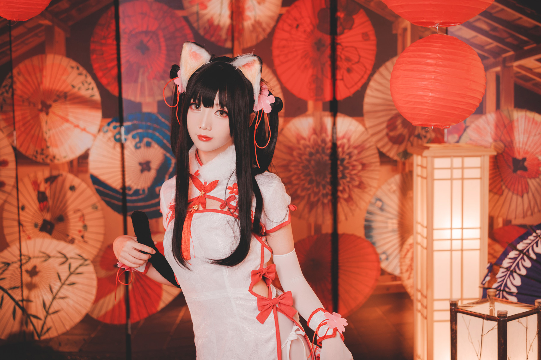 Cosplay-面饼仙儿-夕暮-斯卡哈女仆-11-28