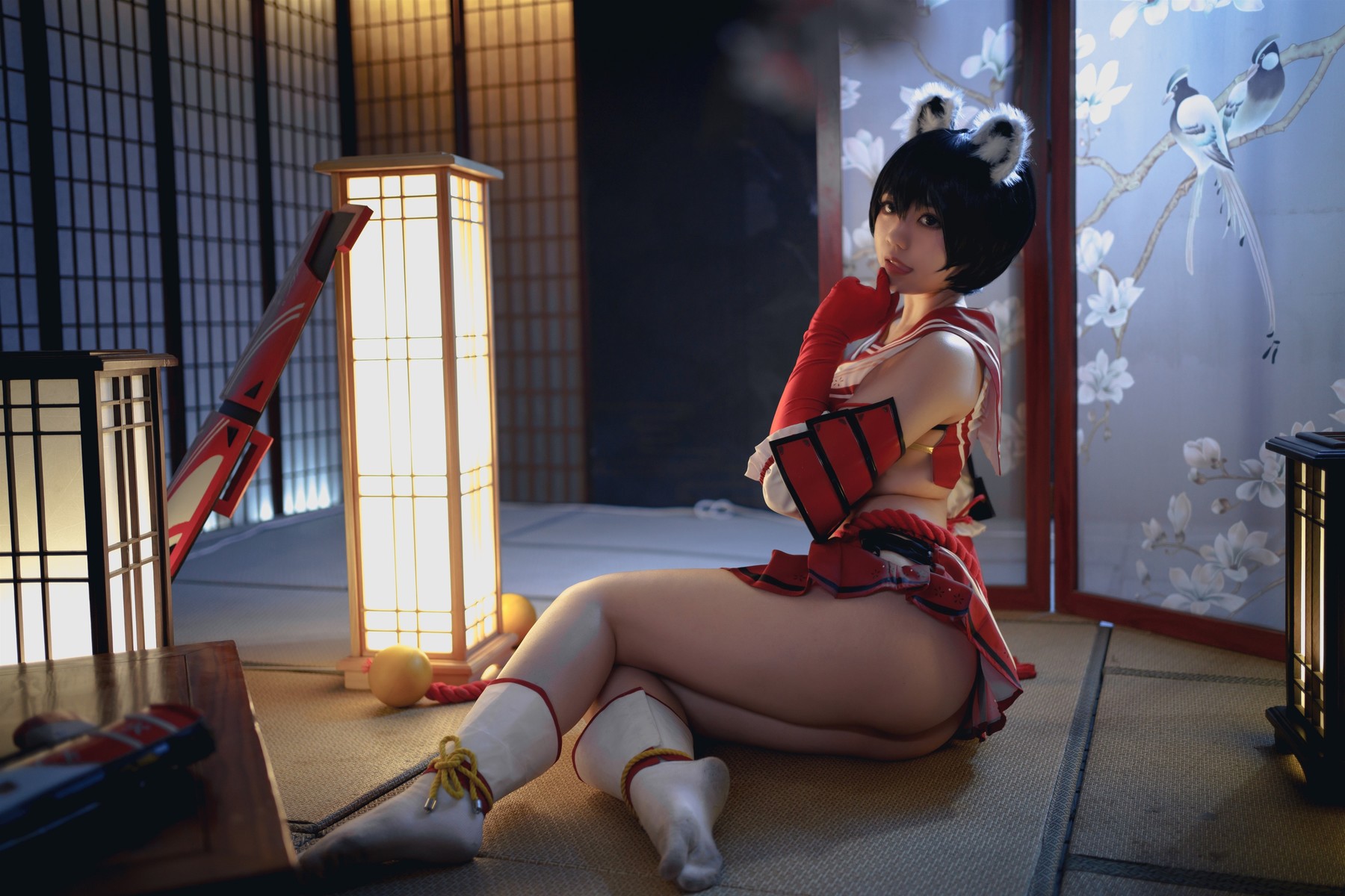 Ganlory-啊日日-Cosplay-春日ツバキ-Kasuga-Tsubaki-08-31