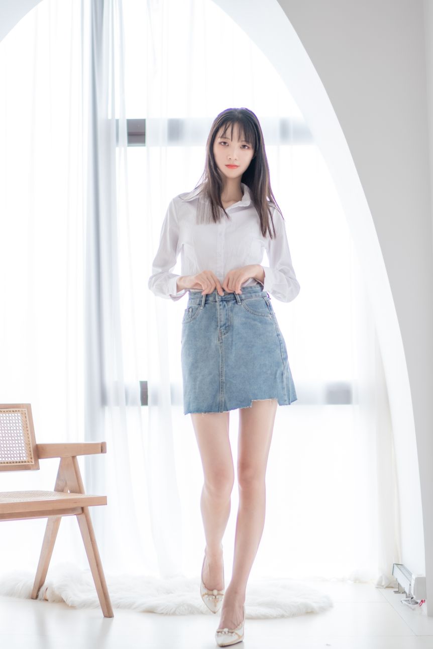 西瓜murmure西瓜少女-2021-04-29-牛仔裙-125P1V-12-19